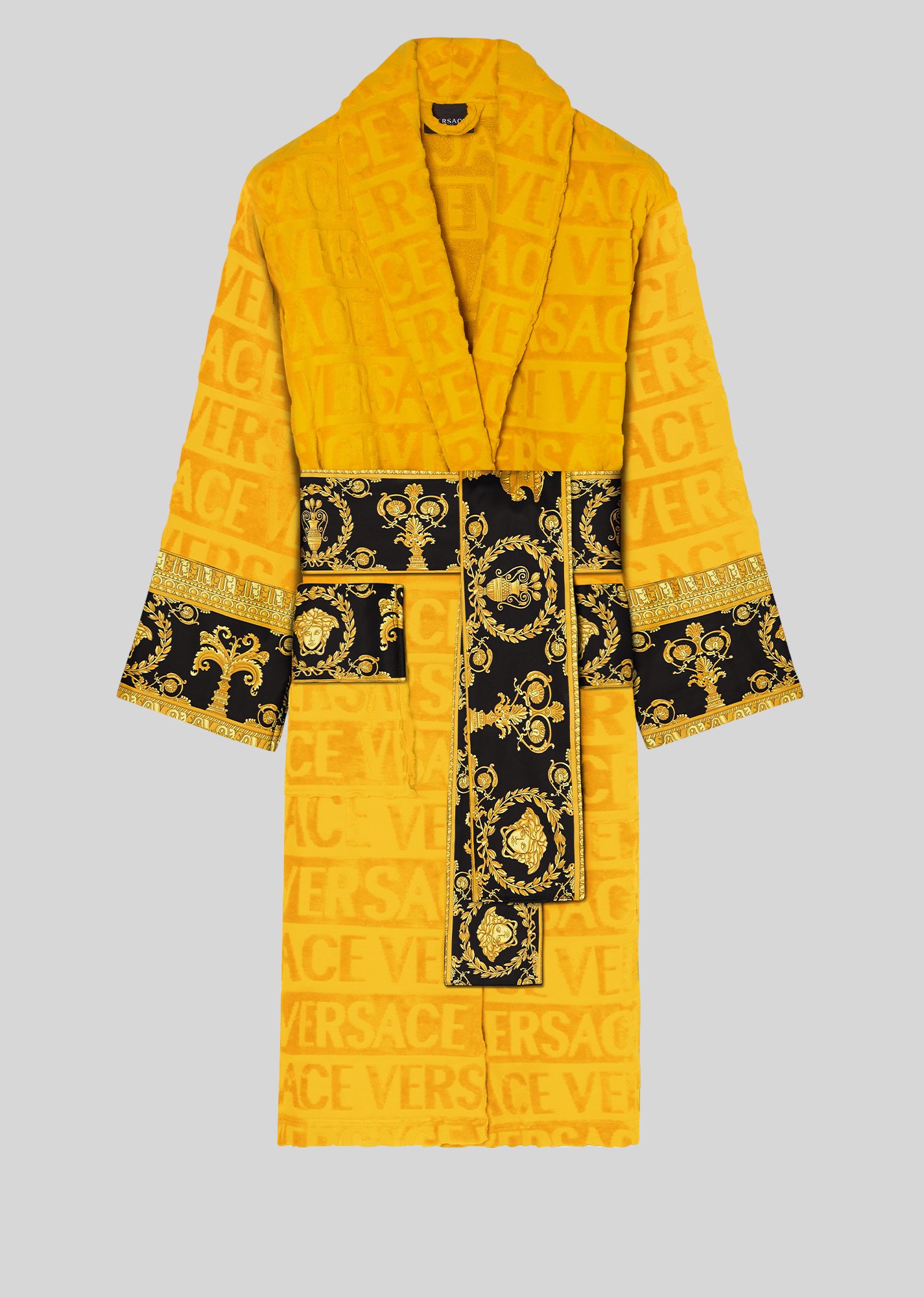 Versace Home I ♡ Baroque Bathrobe Yellow 1