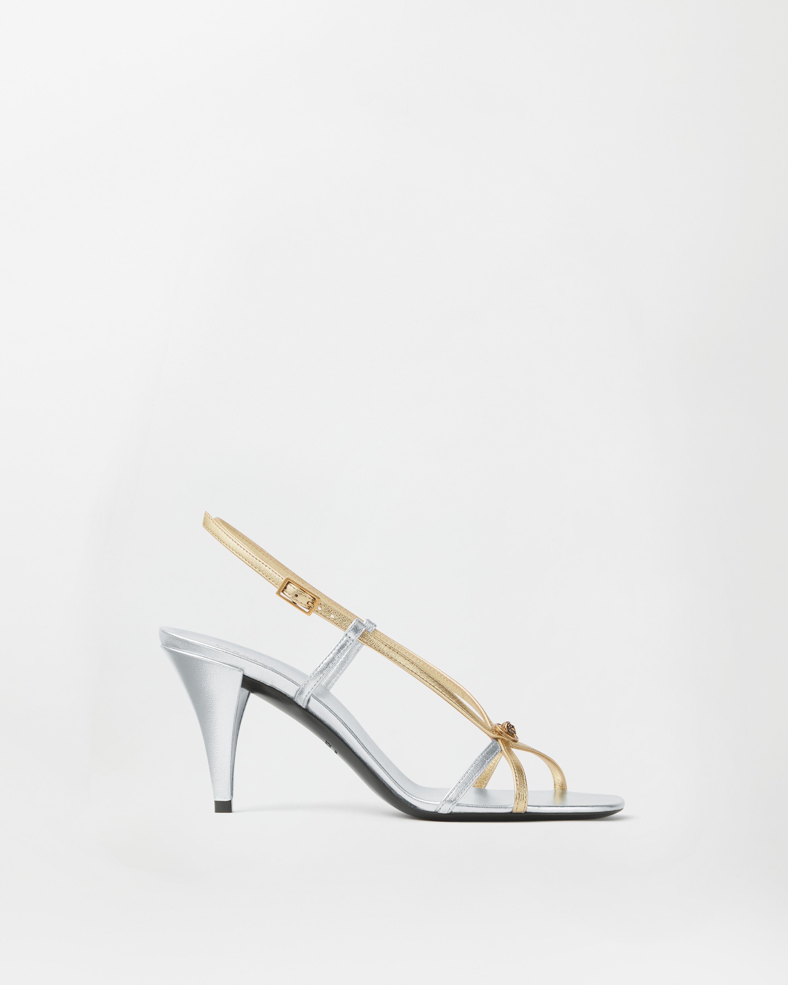 Versace Valentina Sandales Métallisées 80 Mm In Multi