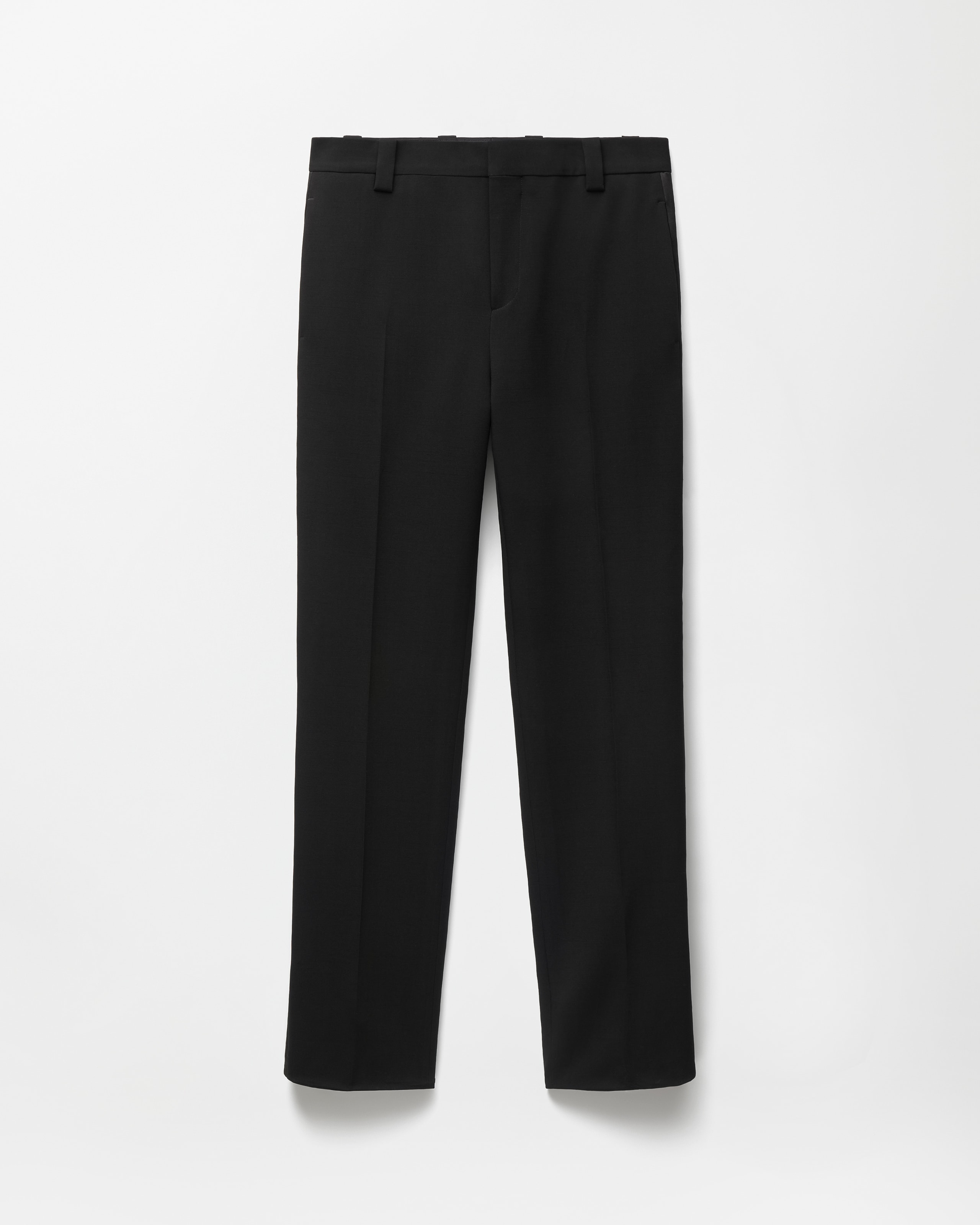 Versace Stretch Wool Formal Pants In Black