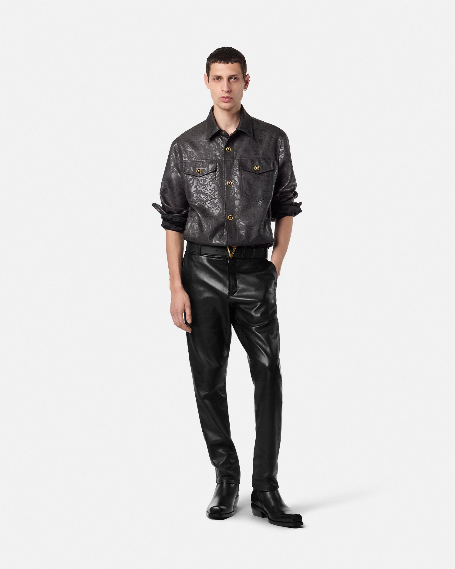 Embossed Barocco Overshirt