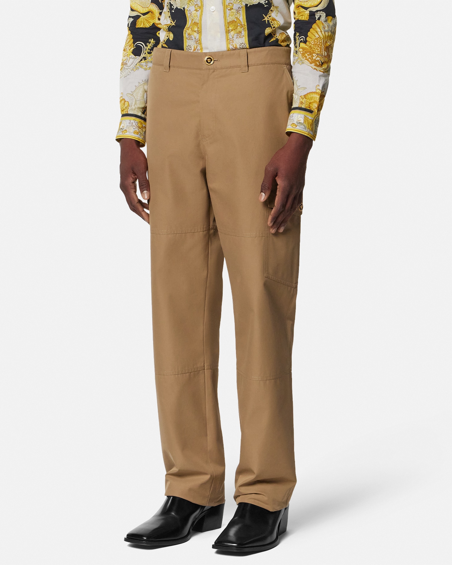 Gabardine Cargo Pants