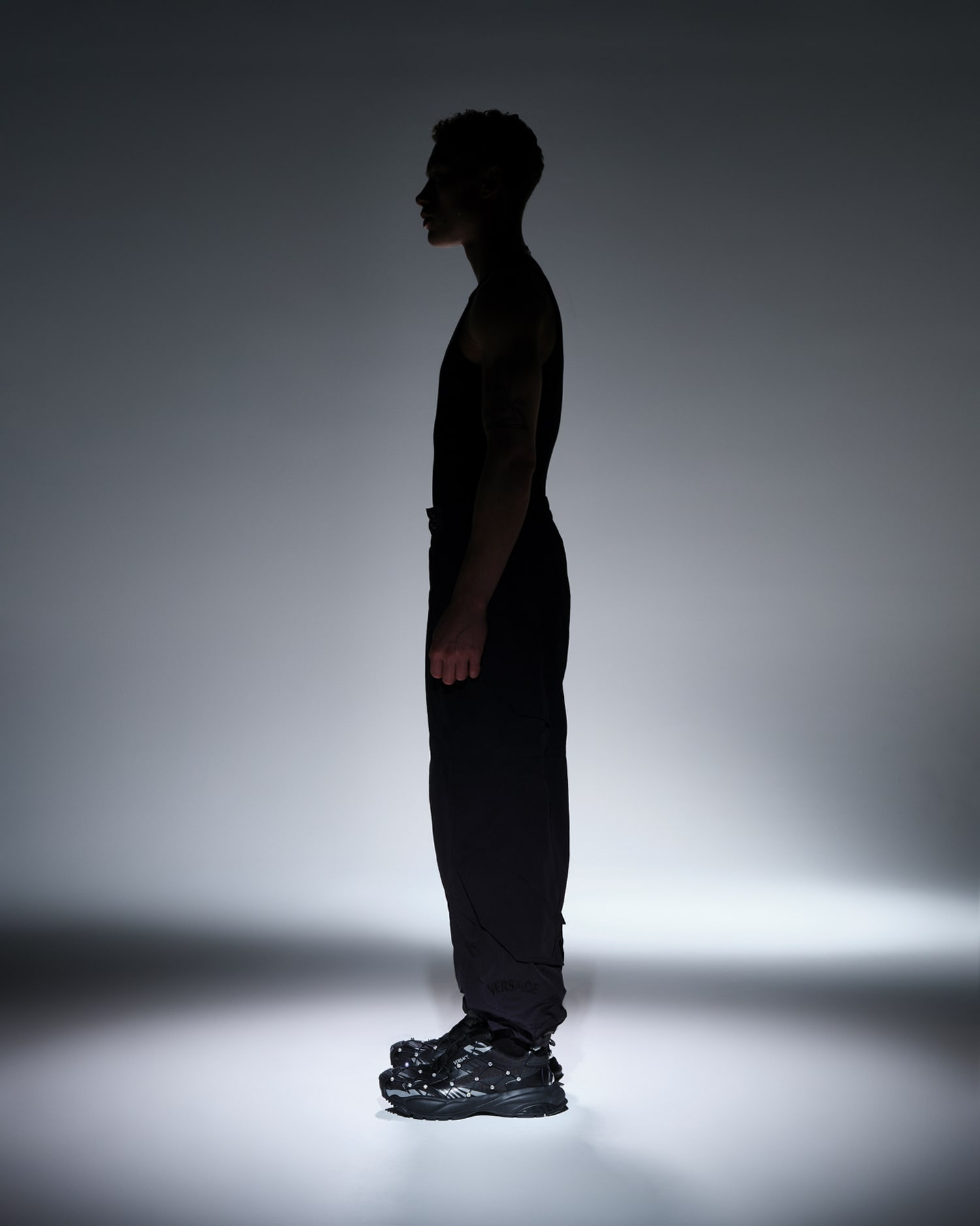 Versace Mercury M_VS_02 Embellished Sneakers