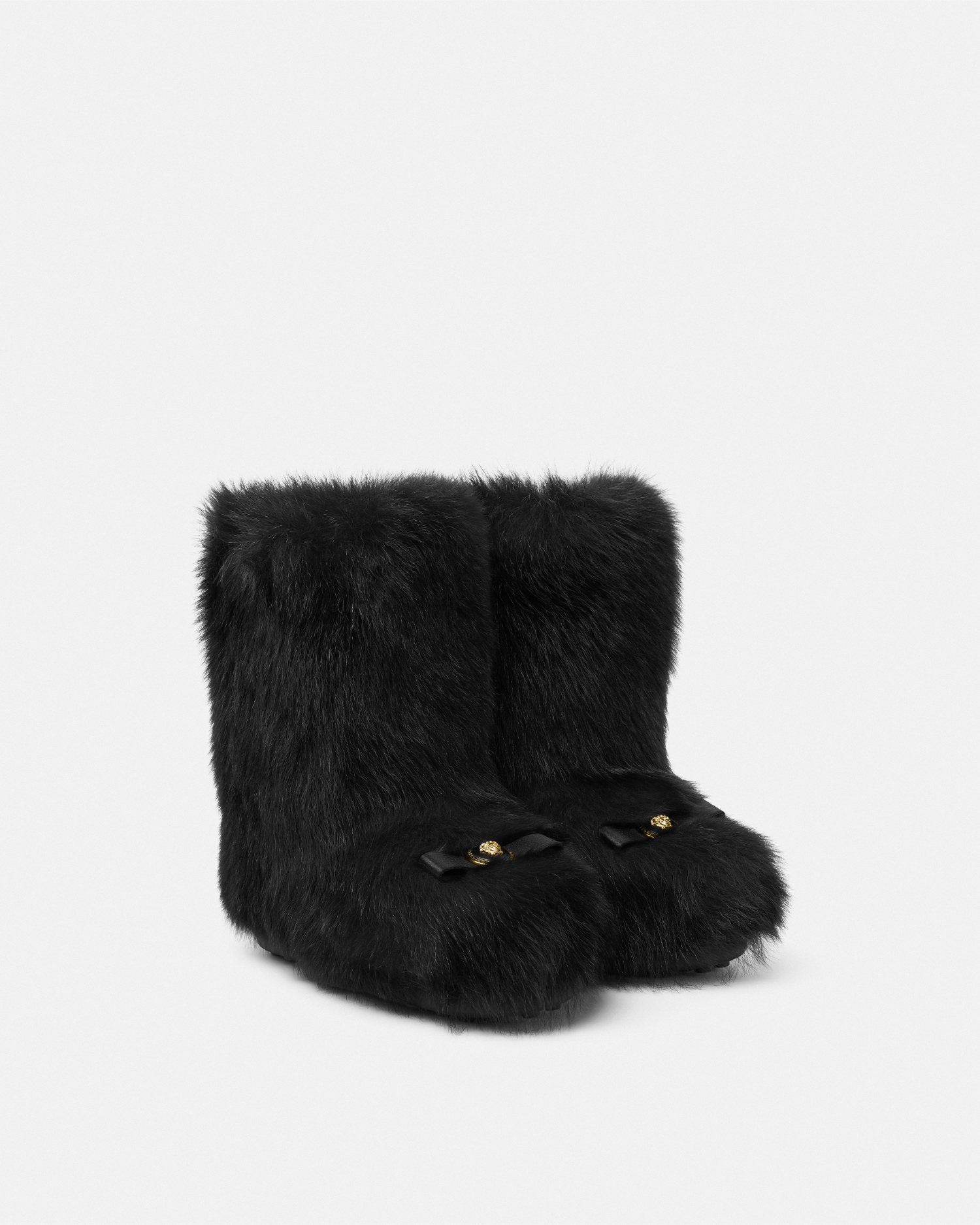 Gianni Ribbon Shearling Boots