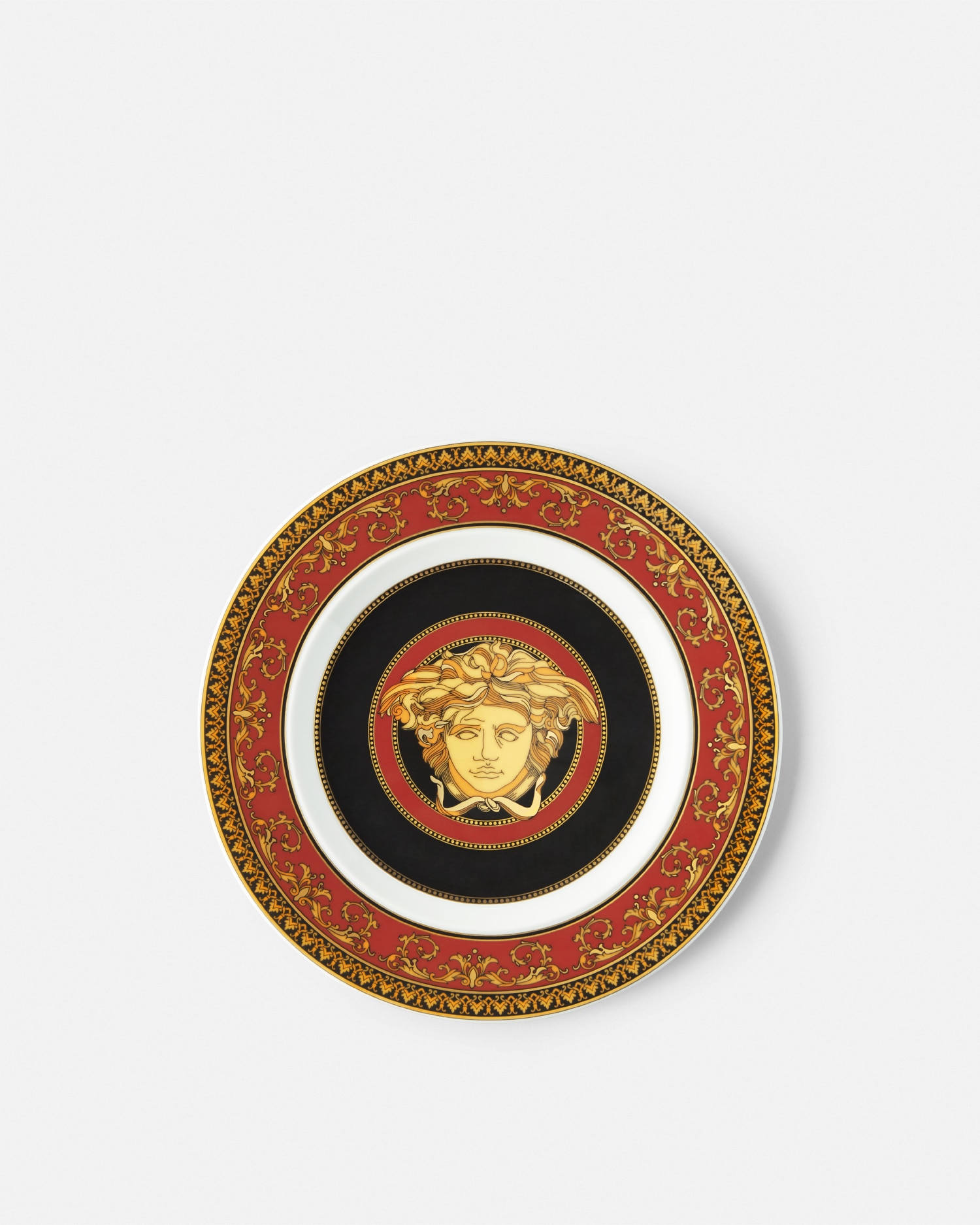 Versace Medusa Red Plate 18 Cm In Print