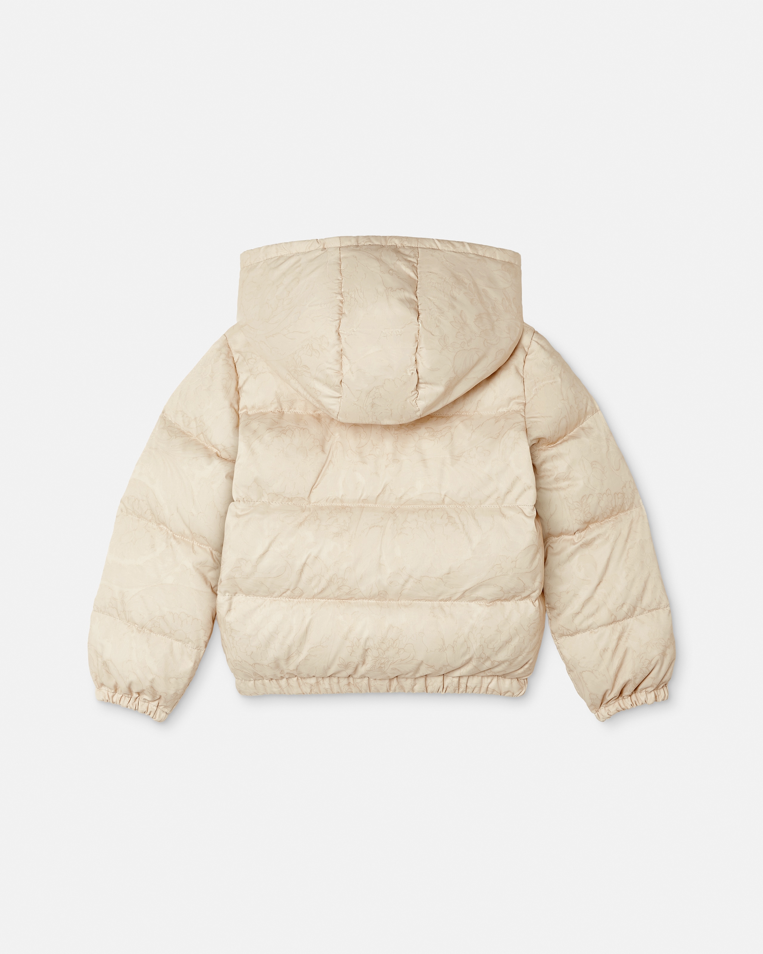 Kids Jacquard Nylon Padded Puffer