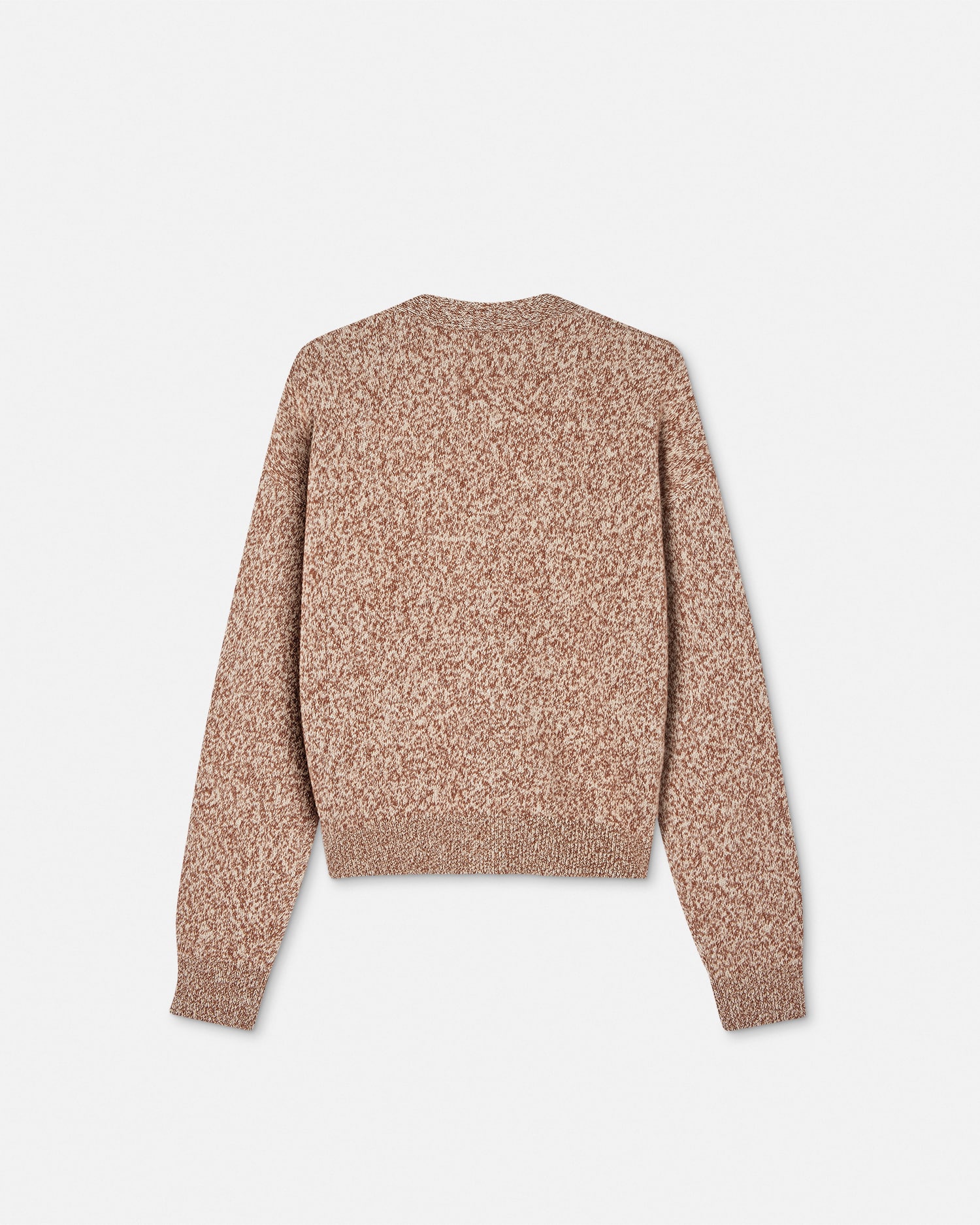Mouliné Cashmere-Blend Knit Boxy Cardigan