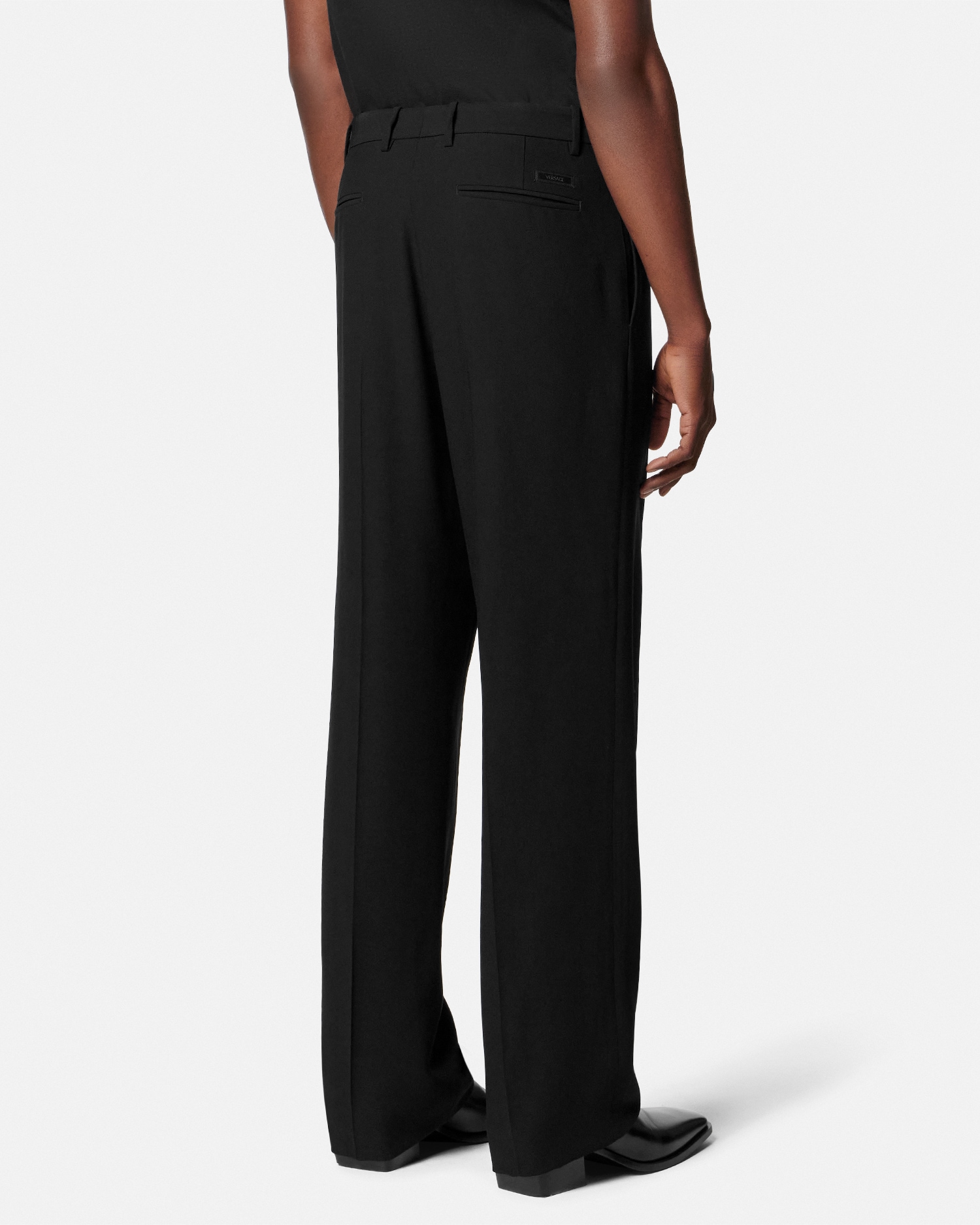 Wool-Blend Formal Pants