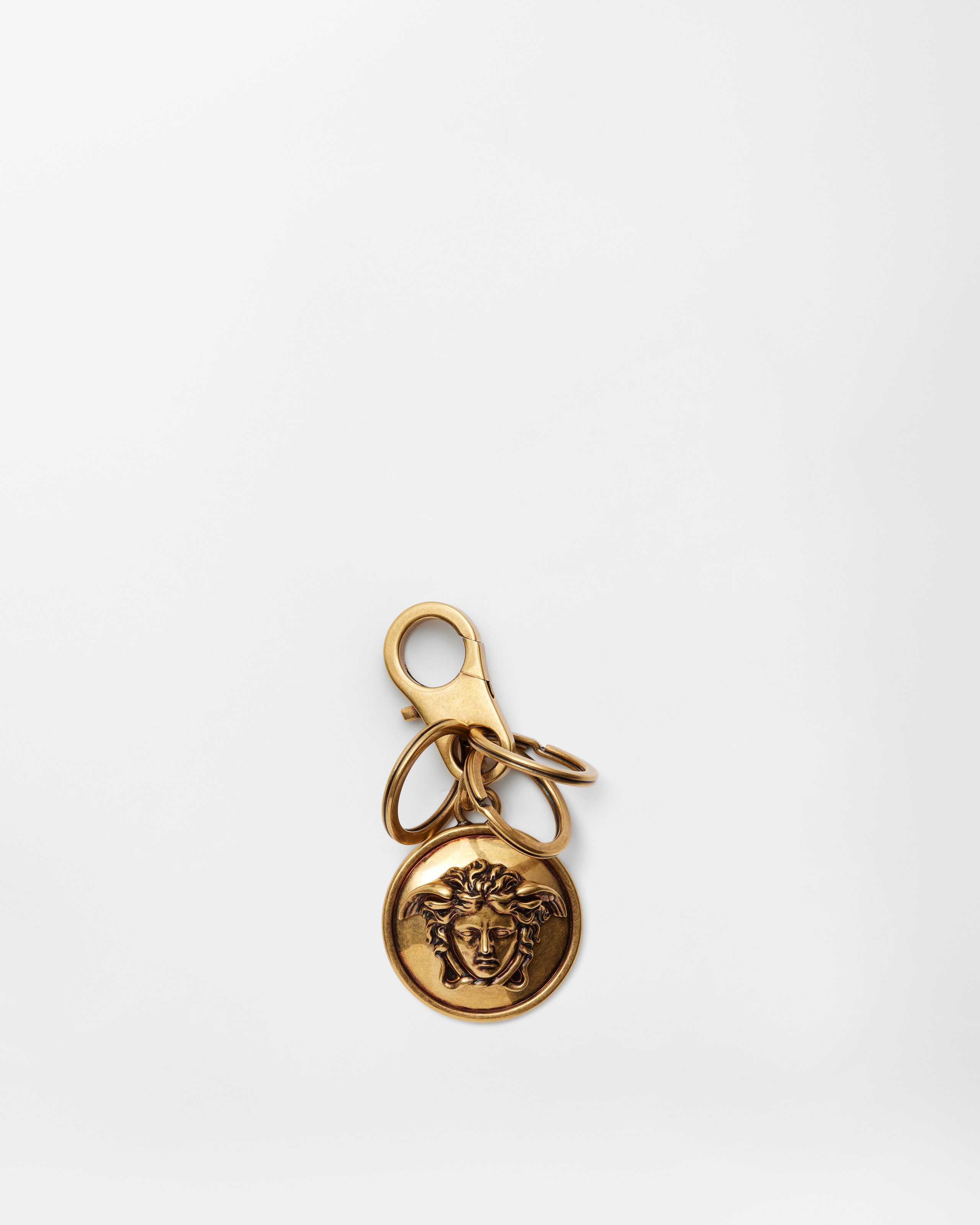VERSACE ヴェルサーチ Medusa Studded キーチェーン Designer Keychains & Charms for Women | VERSACE
