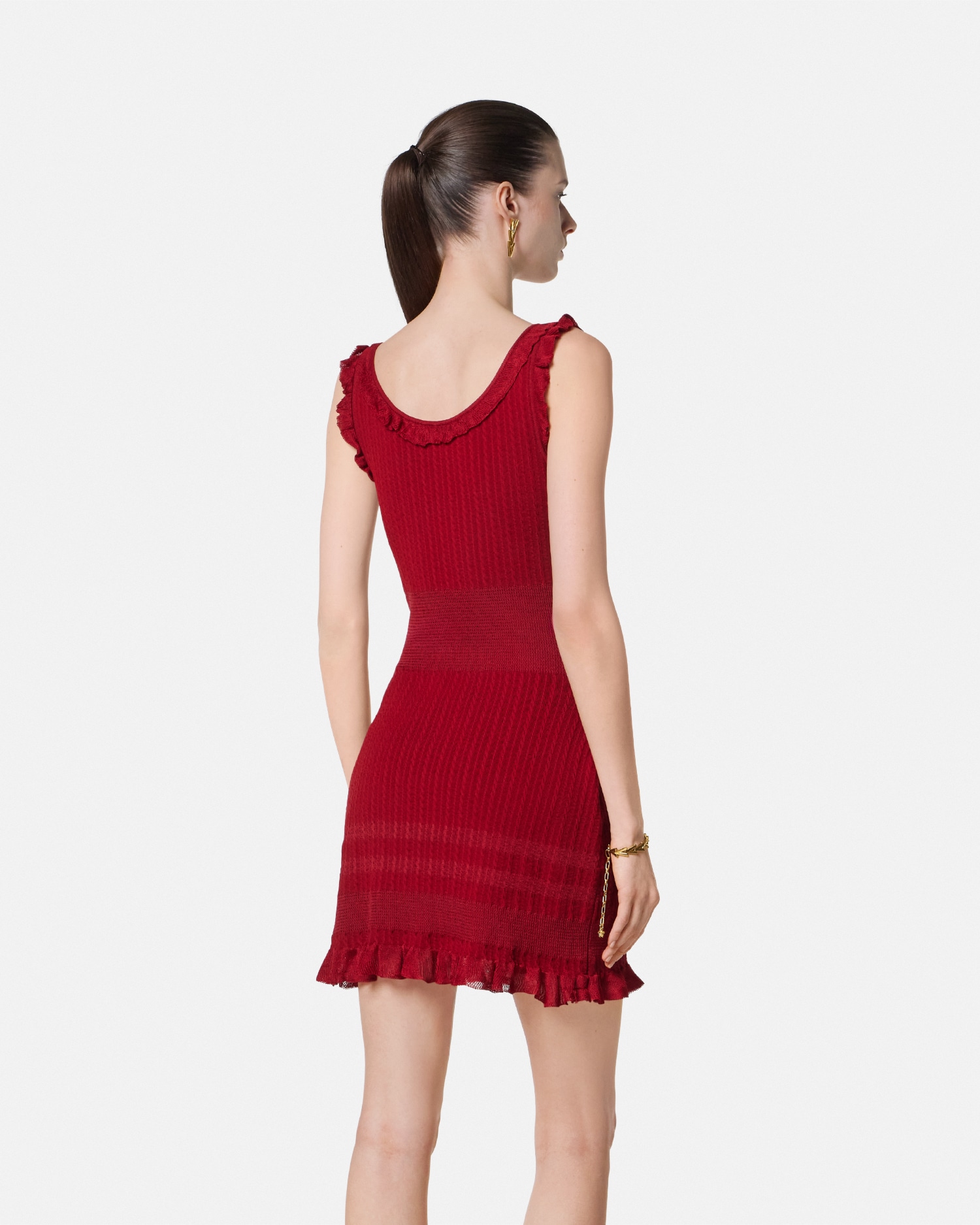 Knit Flared Mini Dress