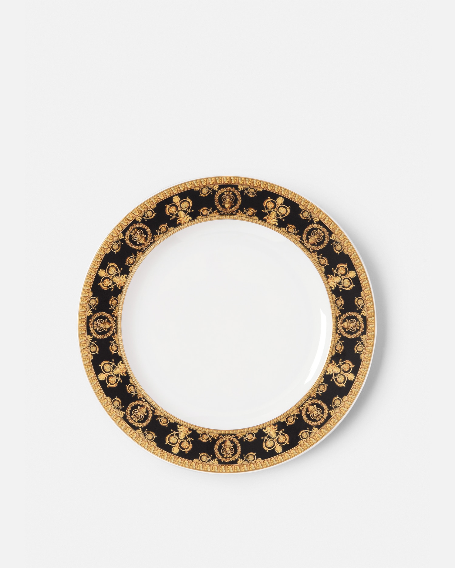 Versace Assiette I ♡ Baroque 22 Cm In Black