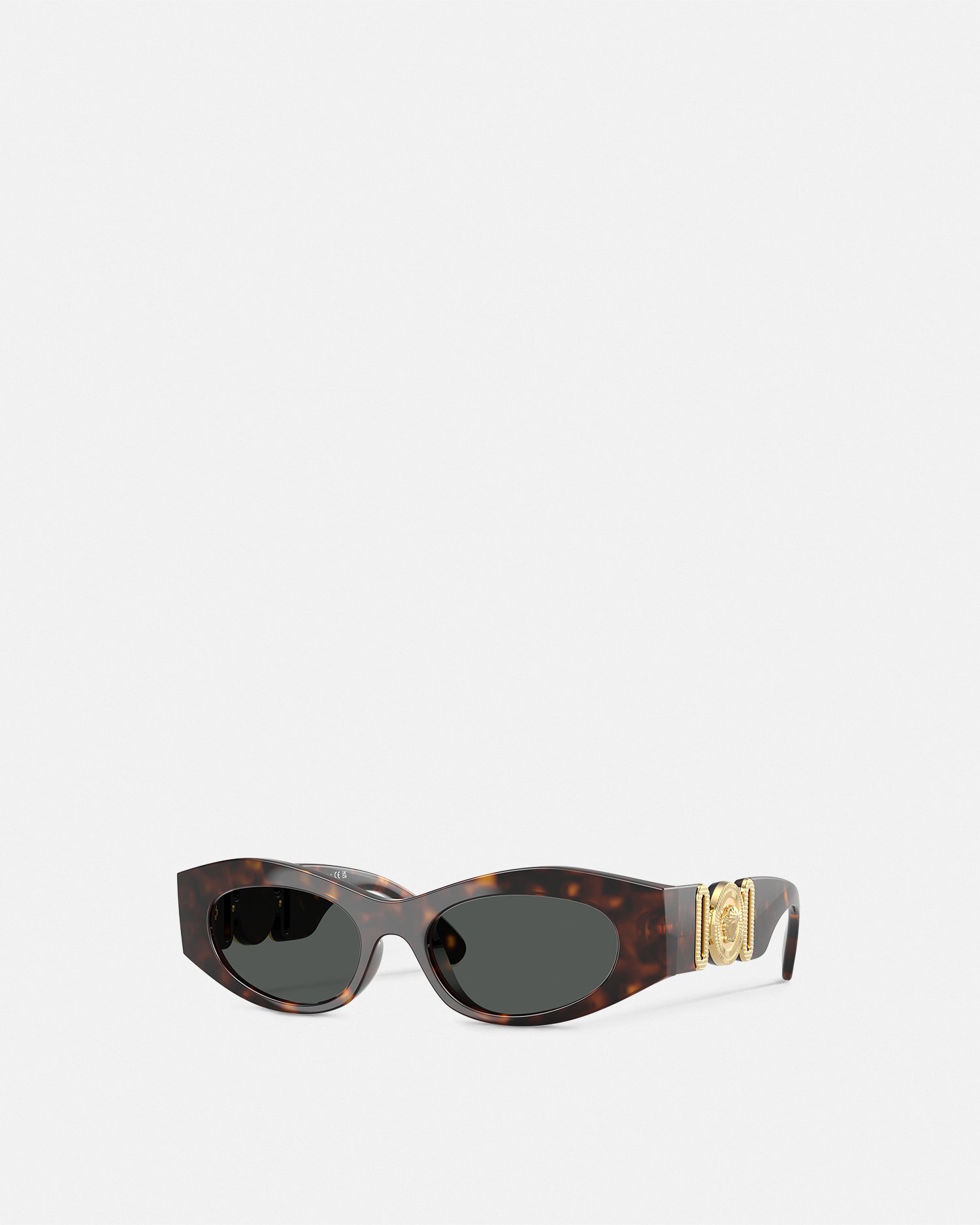 Versace Medusa Biggie Cat-eye Sunglasses In Havana