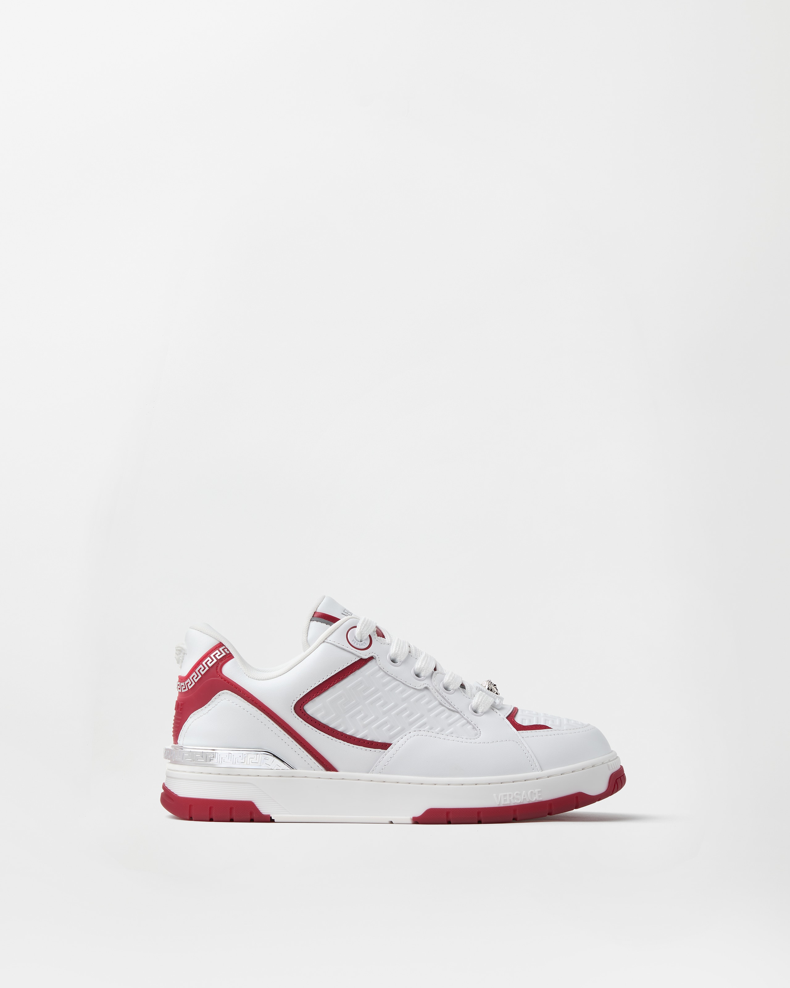 Versace Biggie Basket Baskets En Cuir In Multi