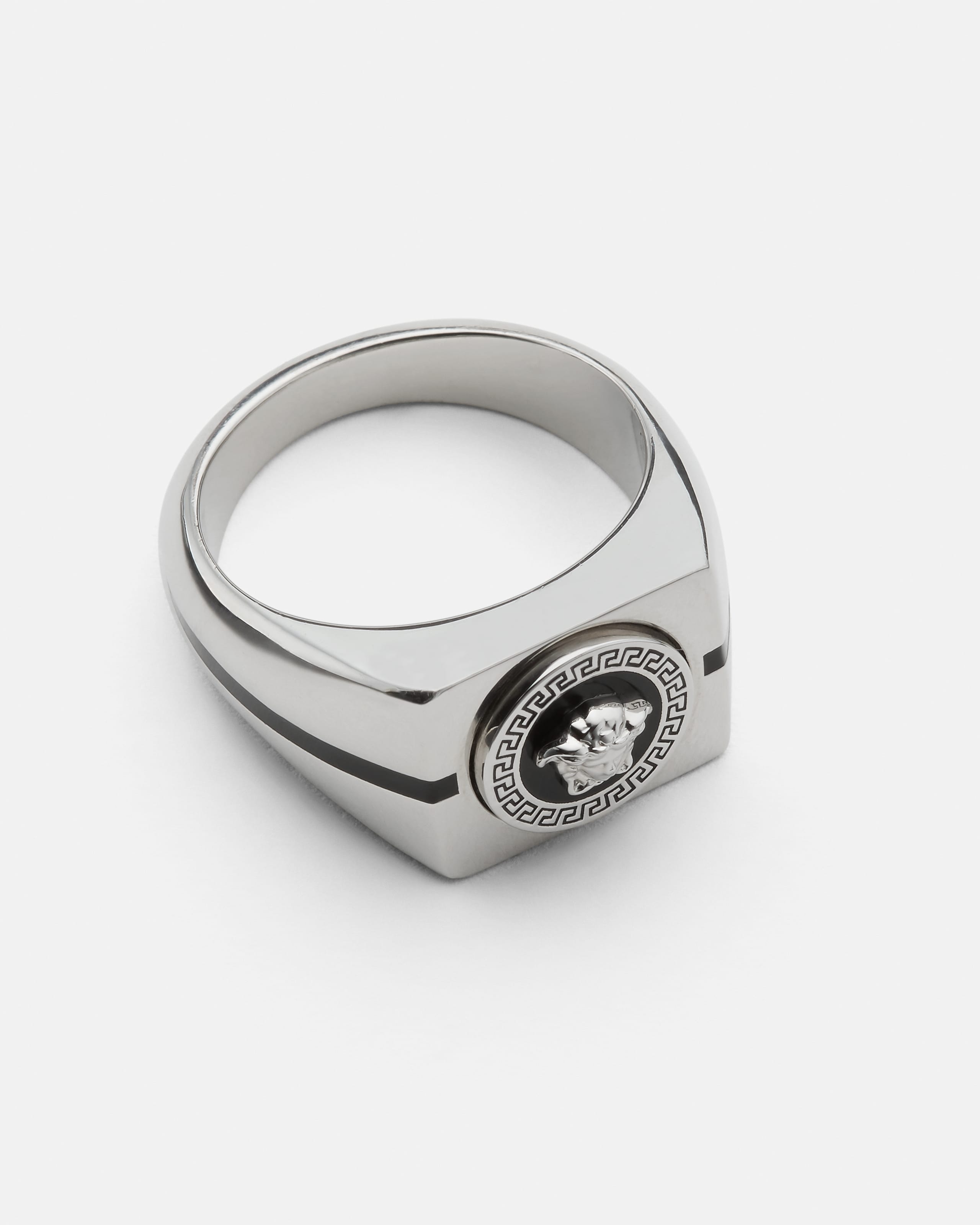 Icon Ring Silver | VERSACE US