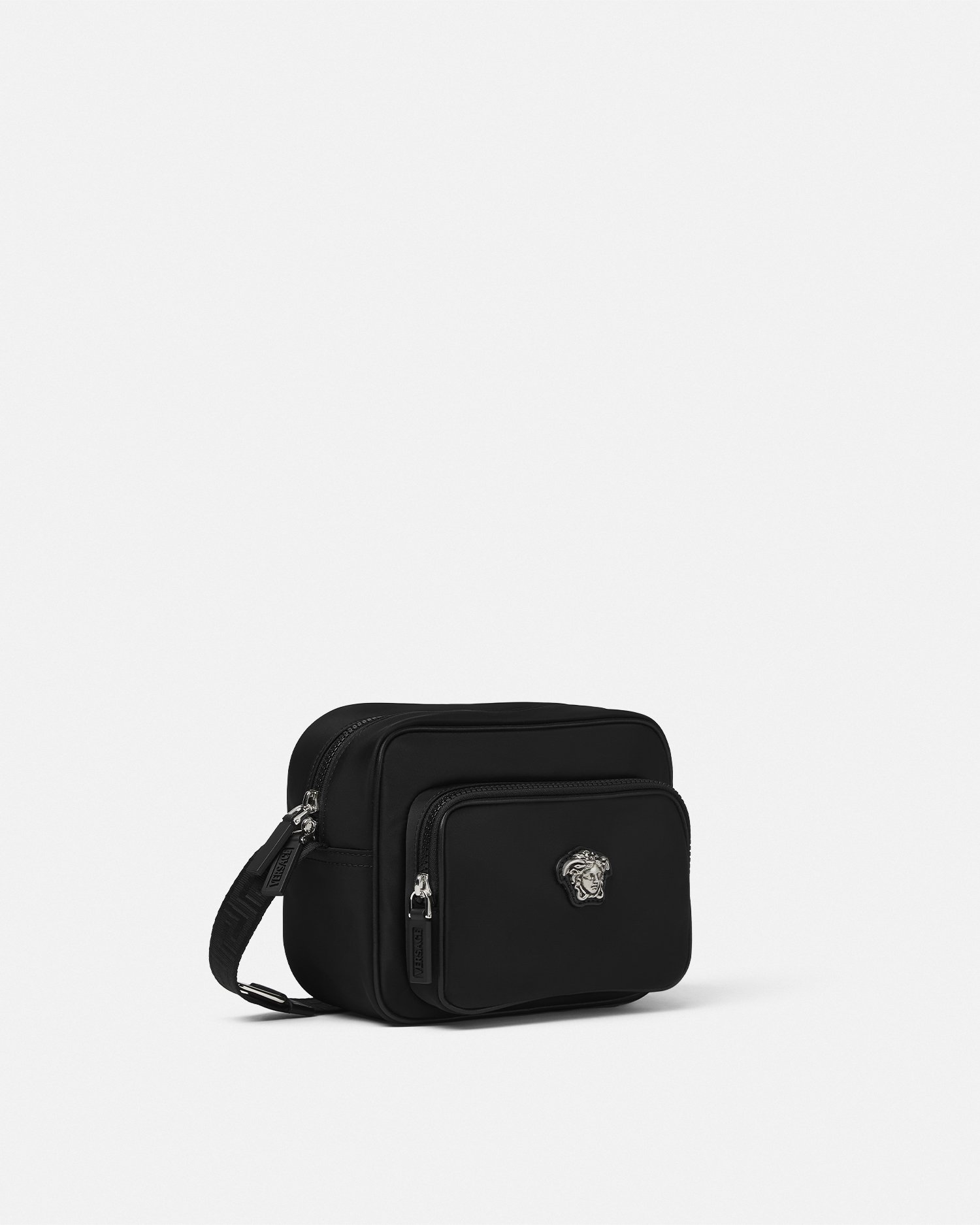 Versace La Medusa Nylon Messenger Bag