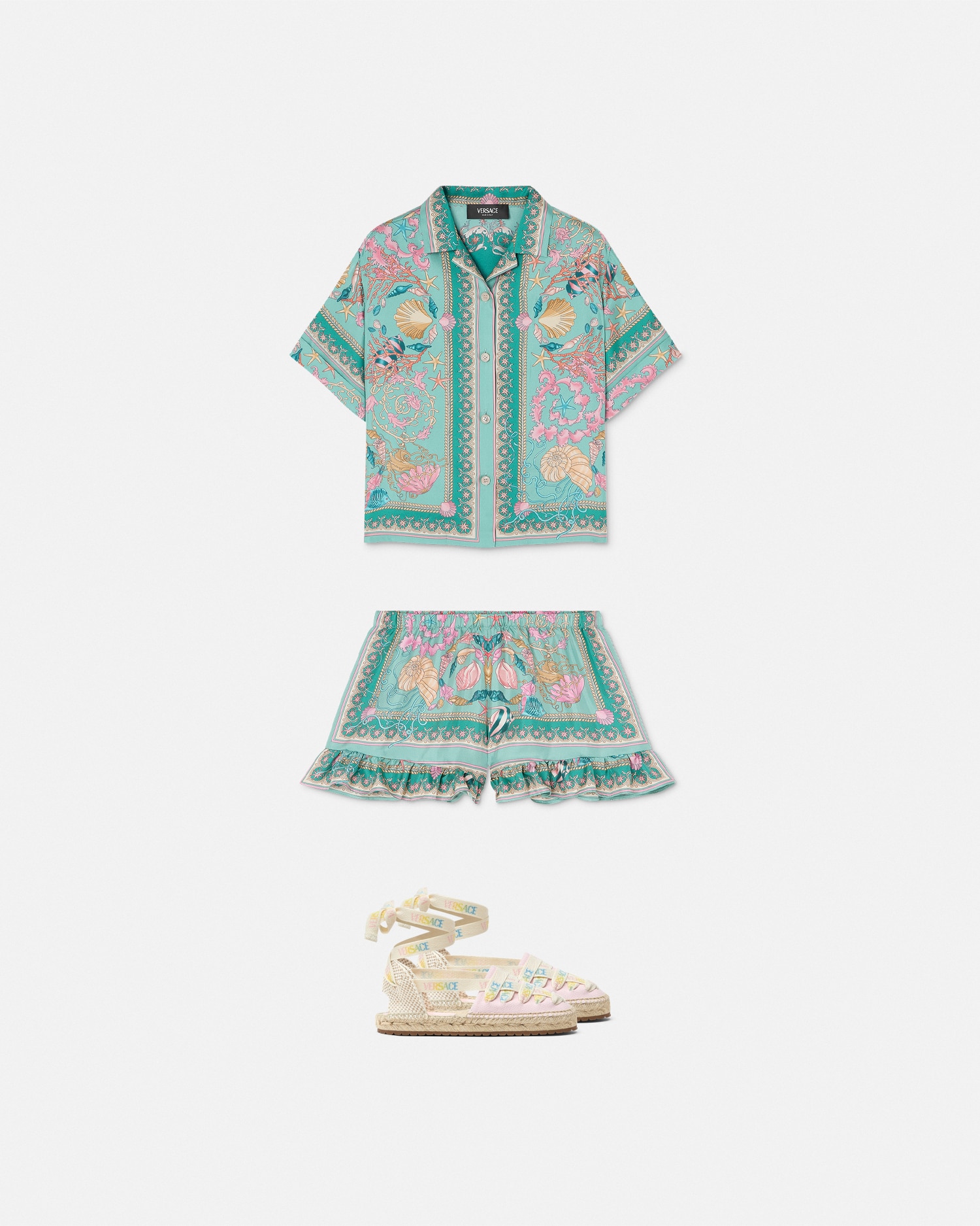 子供用コスチューム・着ぐるみ VERSACE KiDS 'Versace Allover Kids' capsule La Vacanza skirt 90_1020931-