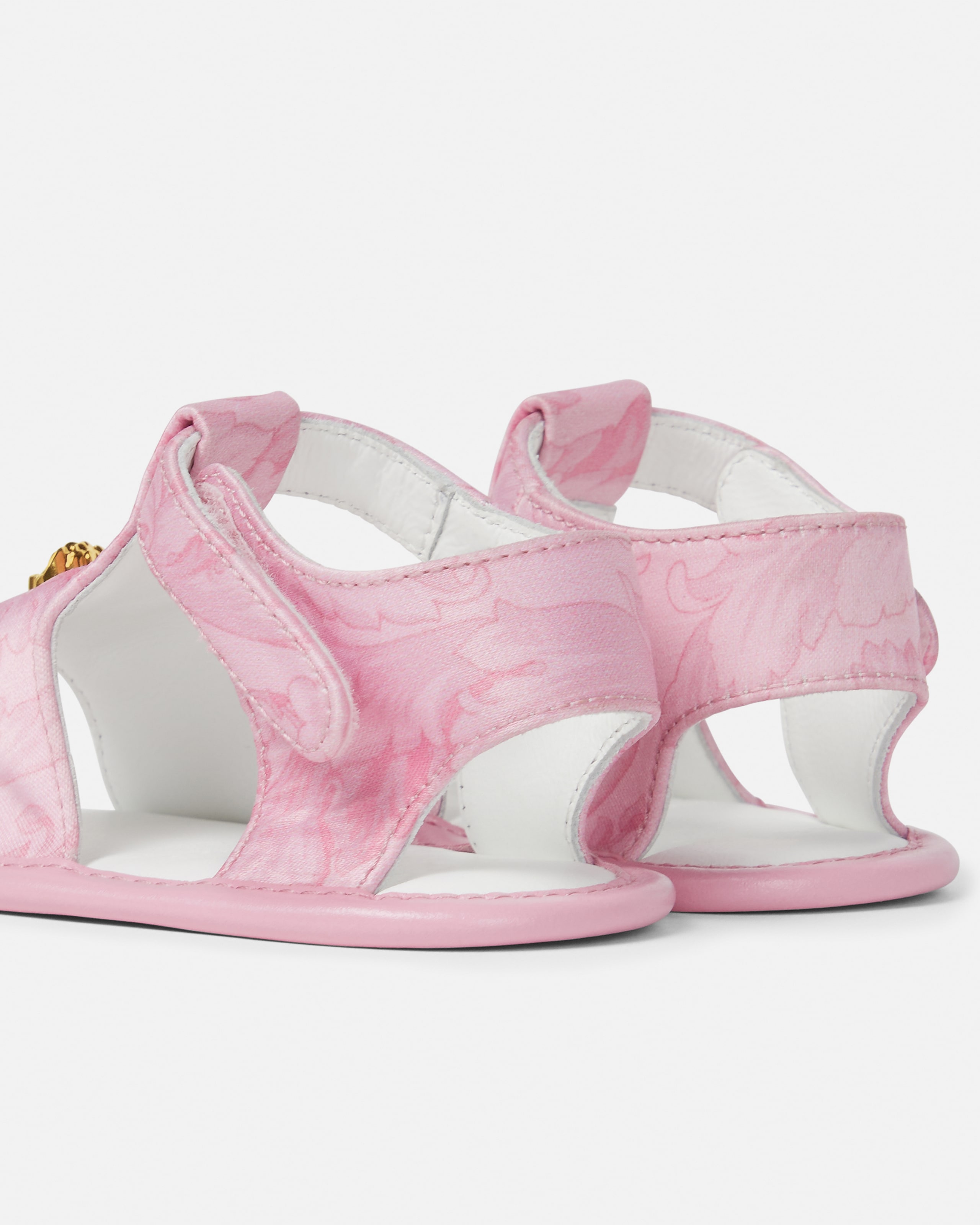 Baby Printed Satin Sandals