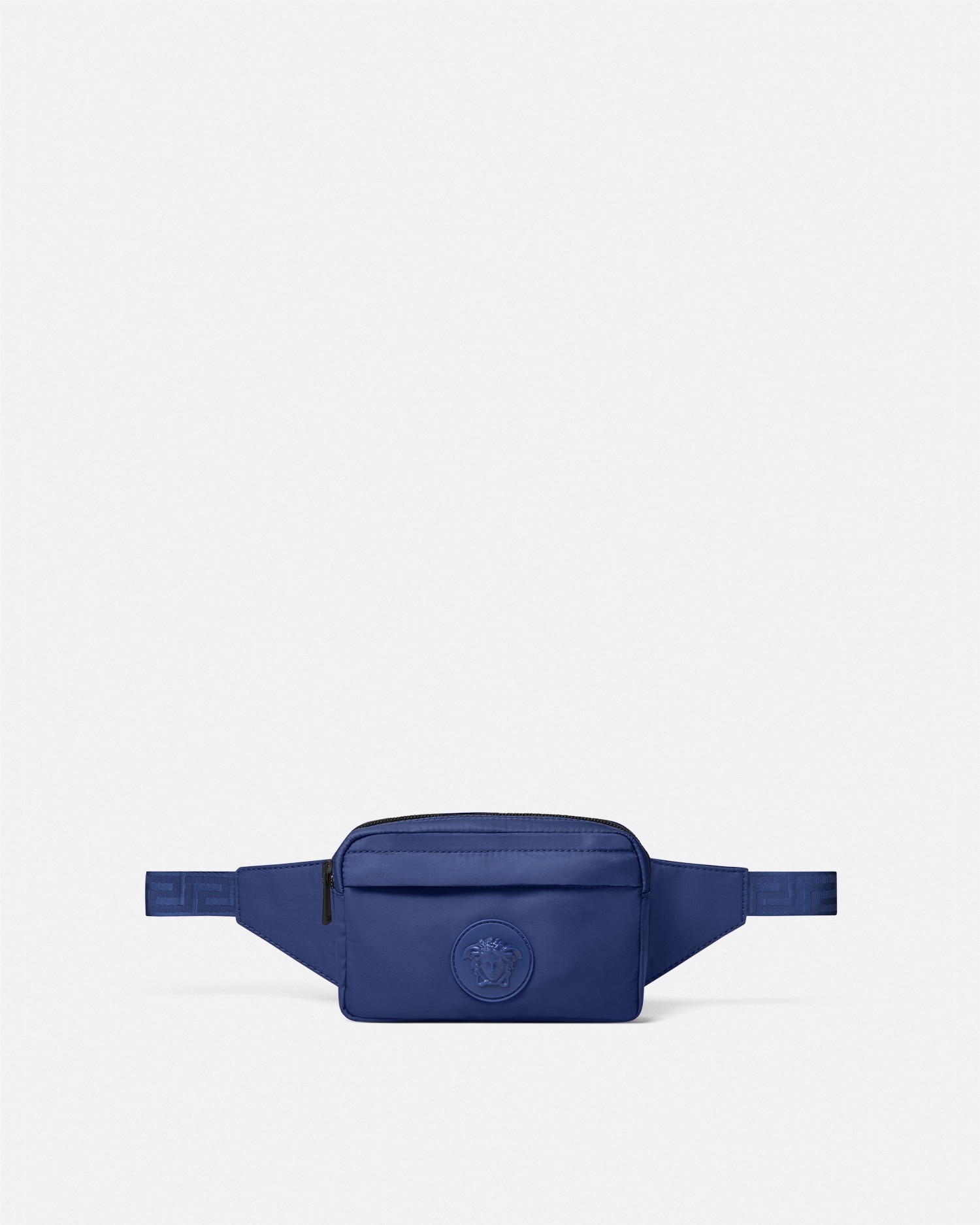 Versace Medusa Kids Belt Bag In Blue