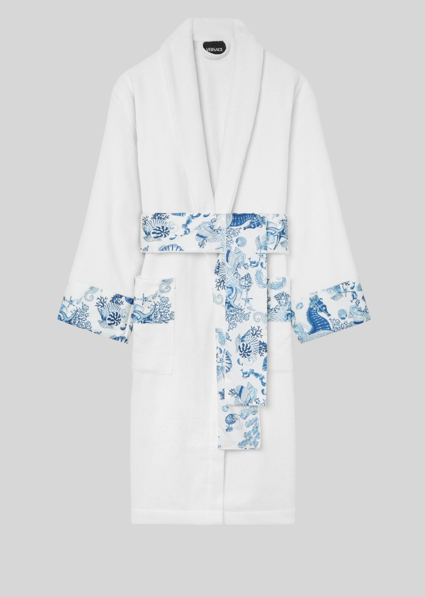 Accappatoio Coral Theatre Bianco+Blu 1