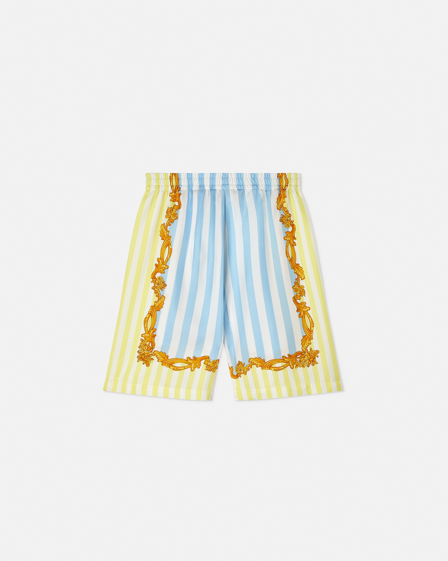 Barocco Pinstripe Silk Kids Shorts