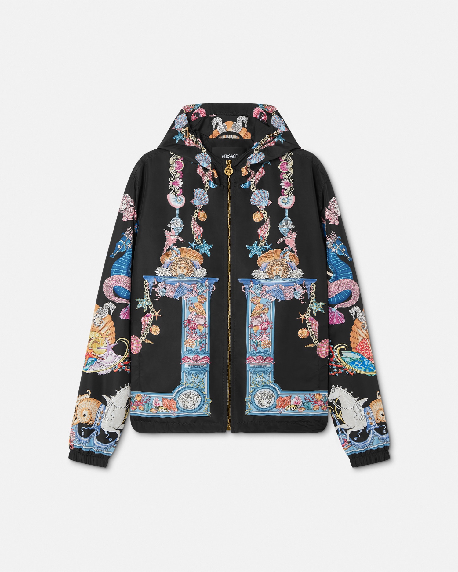 Versace Coral Theatre Windbreaker Jacket