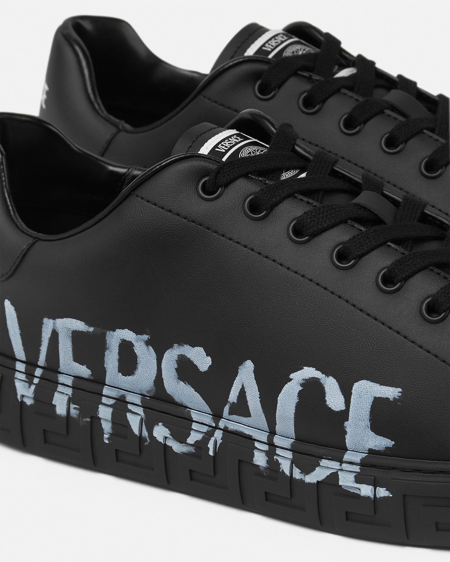 Greca Printed Nylon Sneakers