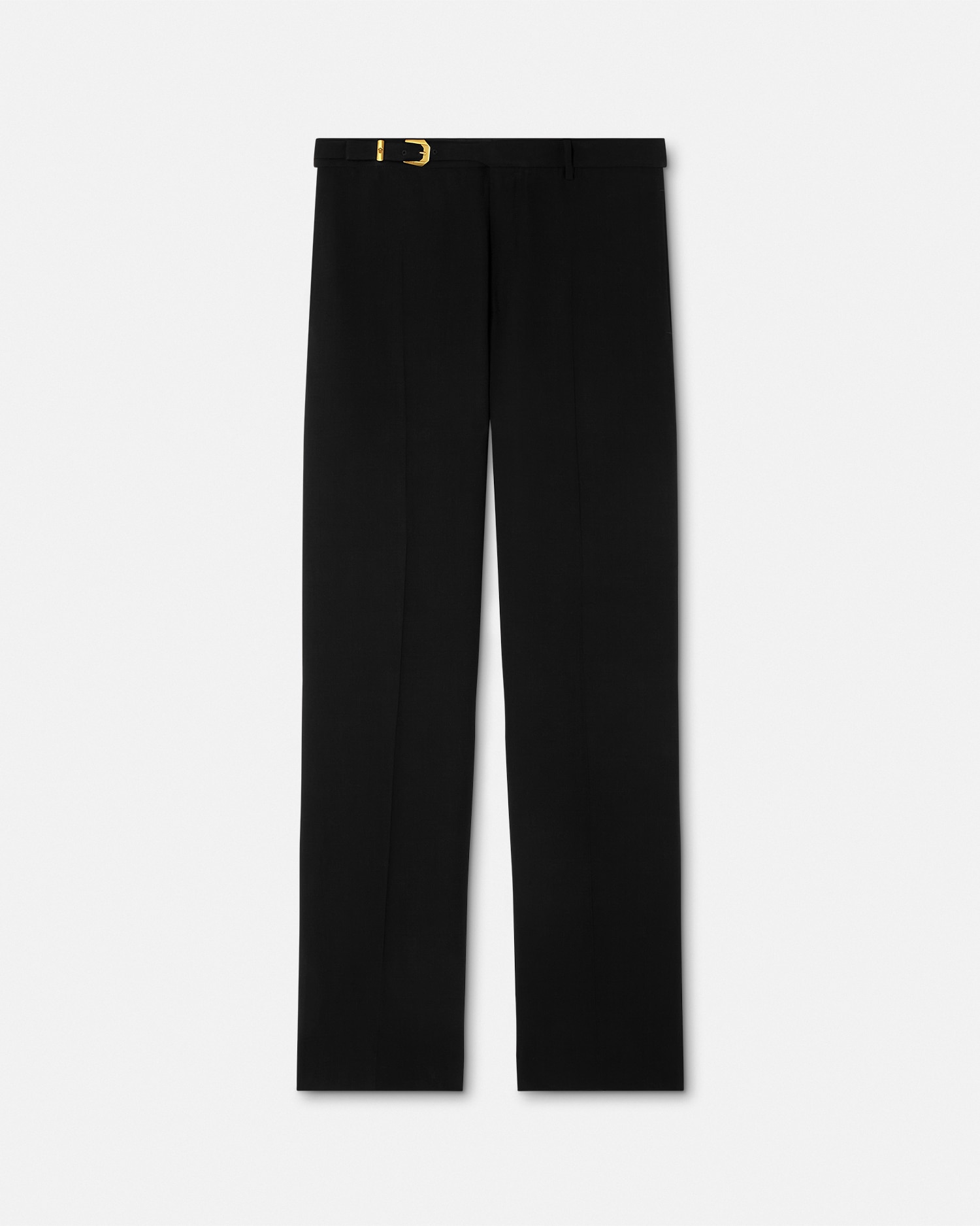 Versace Pantalon Habillé En Laine Mélangée