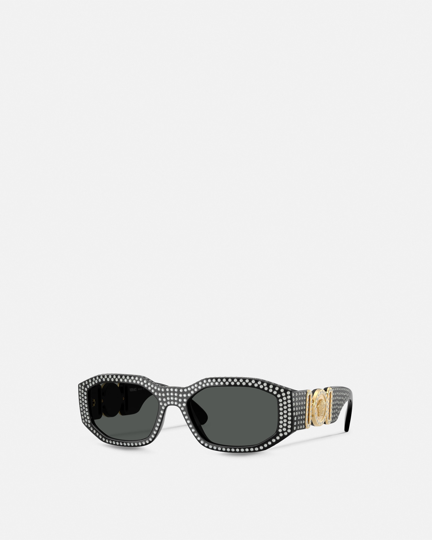 VERSACE LUNETTES DE SOLEIL MEDUSA BIGGIE AVEC CRISTAUX