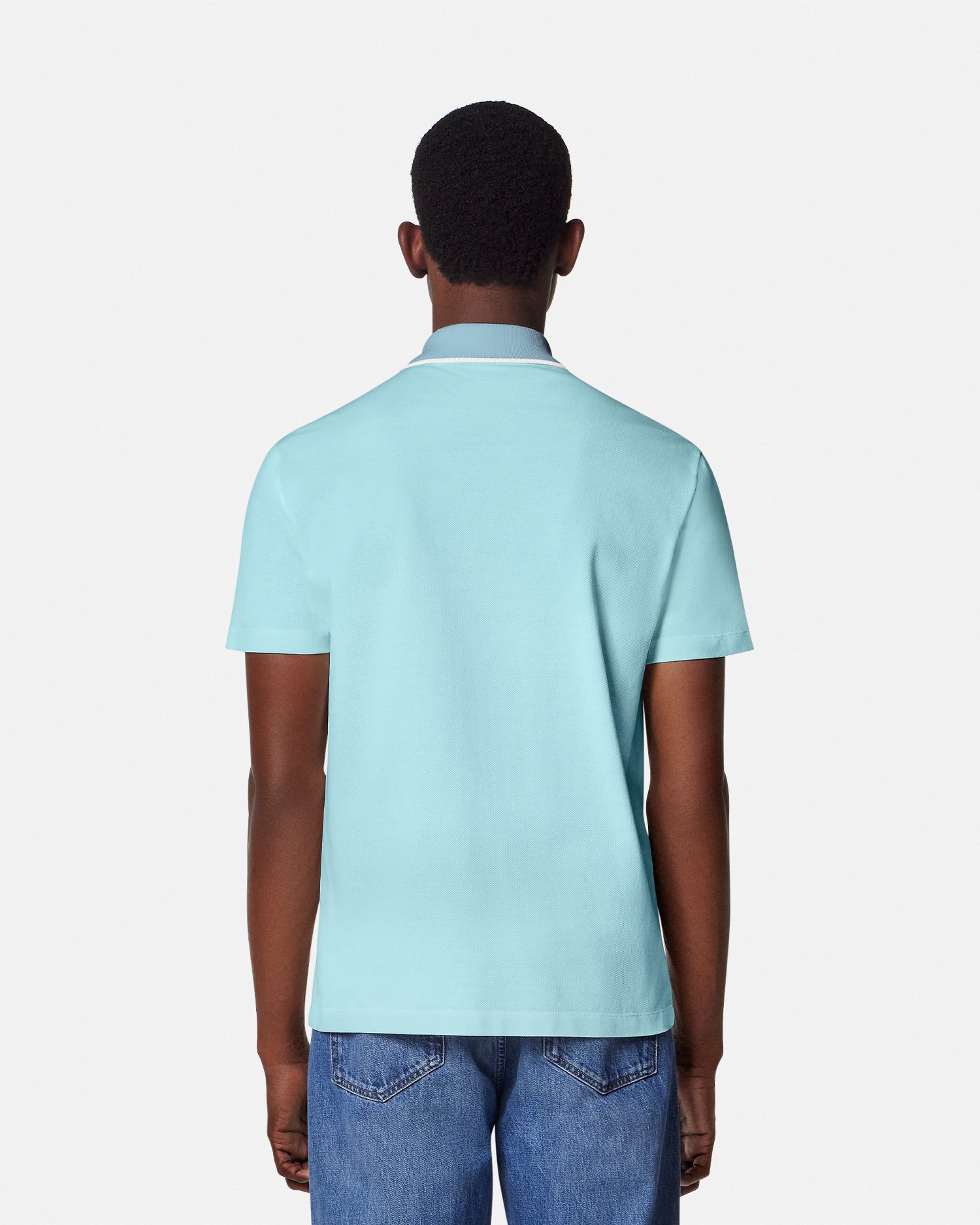 Embroidered Medusa Polo Shirt