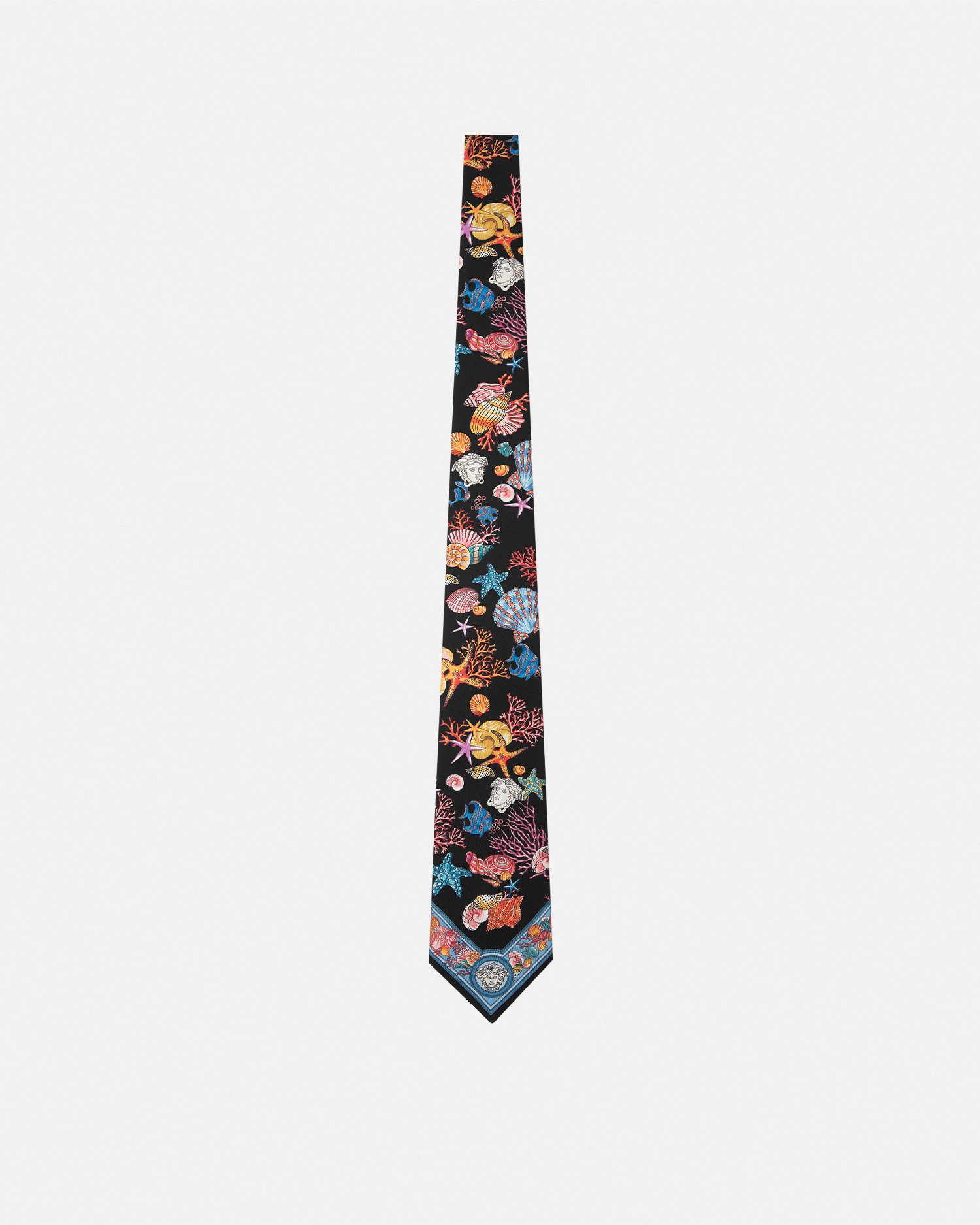 Versace Coral Theatre Silk Tie