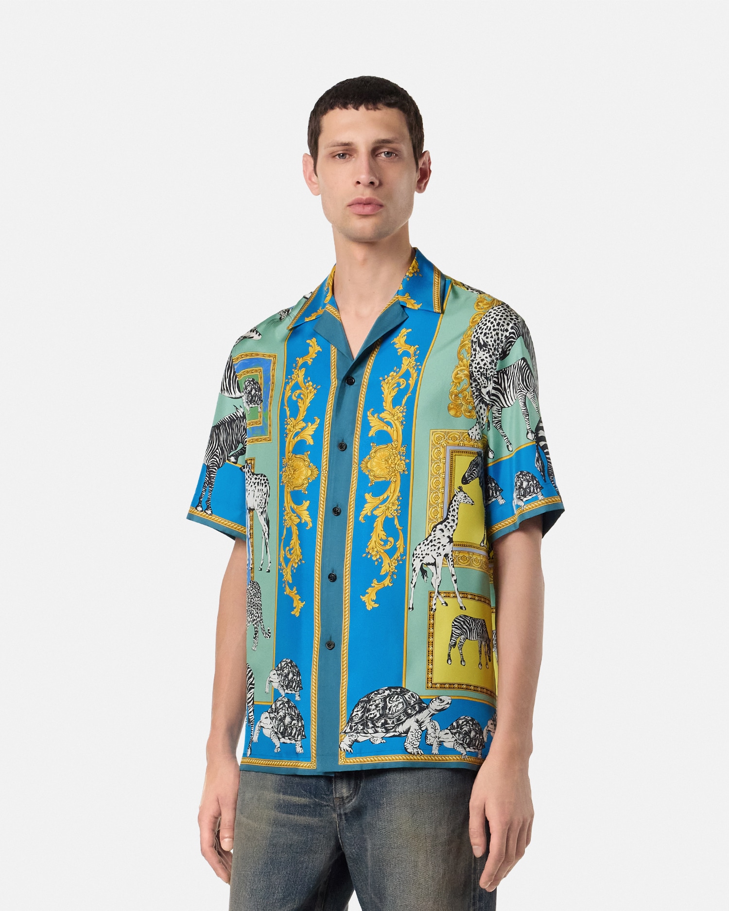 Versace Safari Silk Shirt