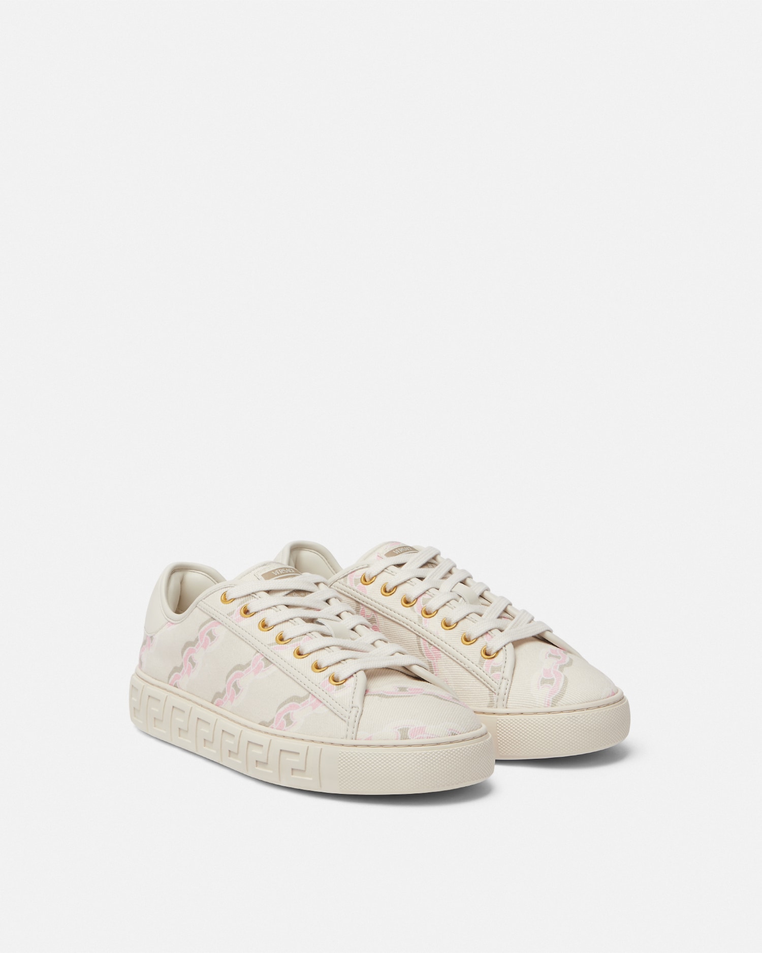 Chain Stripes Greca Sneakers