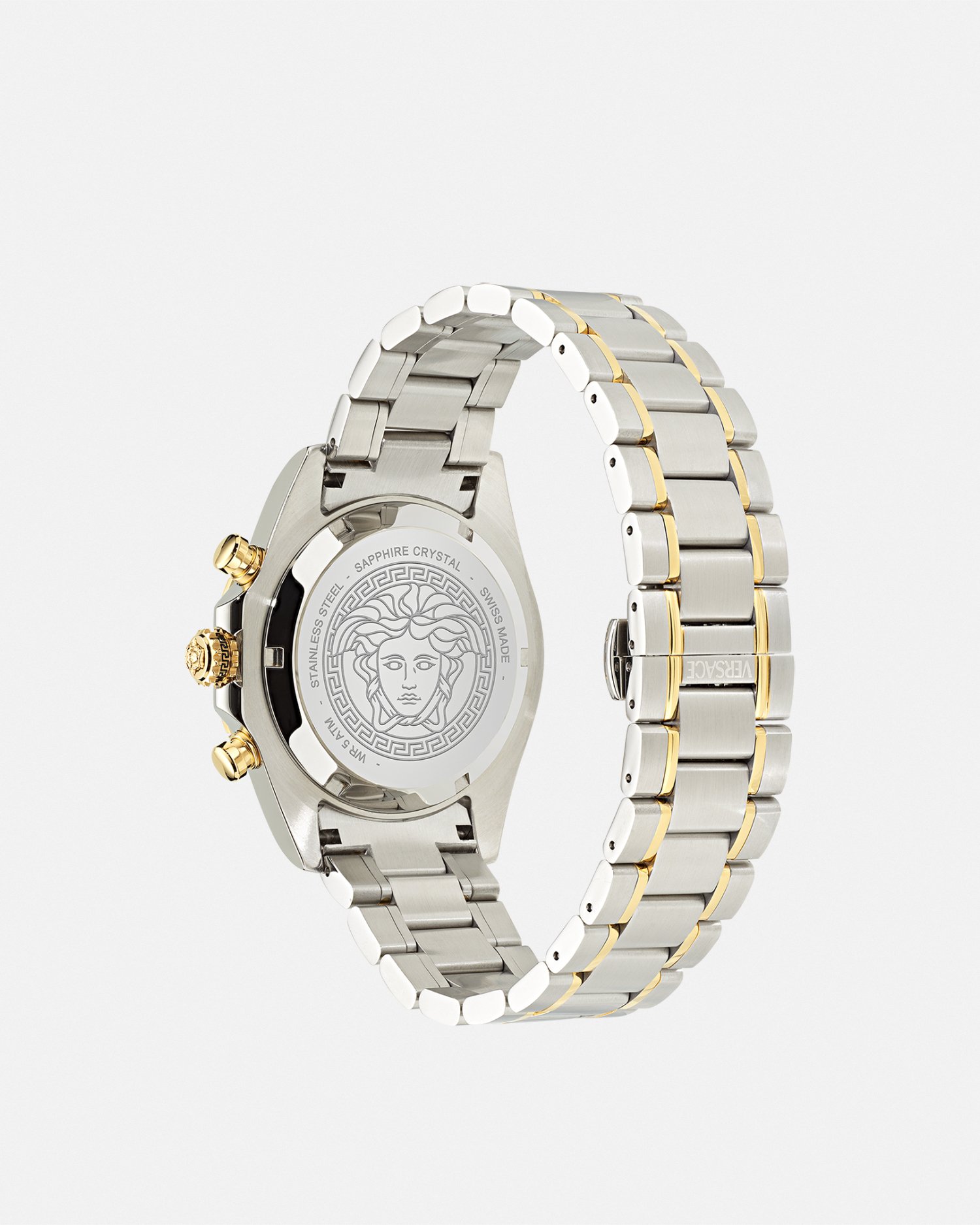 Versace Chrono X Watch In Silver
