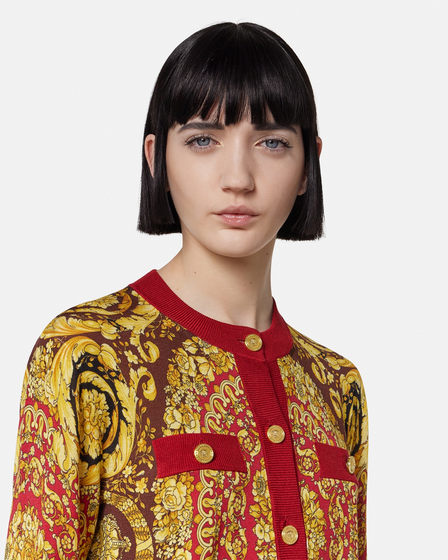Barocco Silk Knit Cardigan