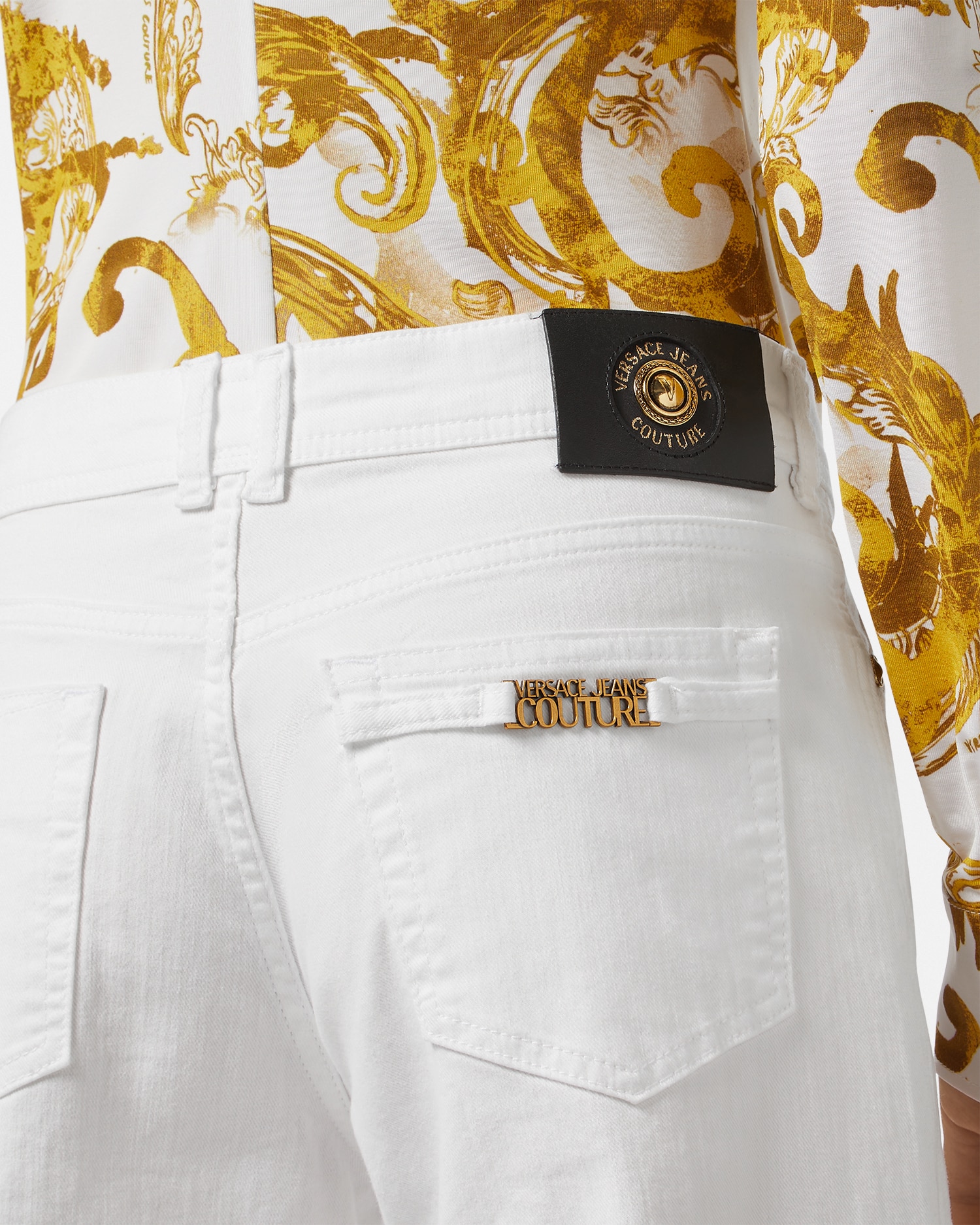 VERSACE White Jeans & Blue Jeans 2セット VJC72GAB5TT-72UP513-904SS22(1)