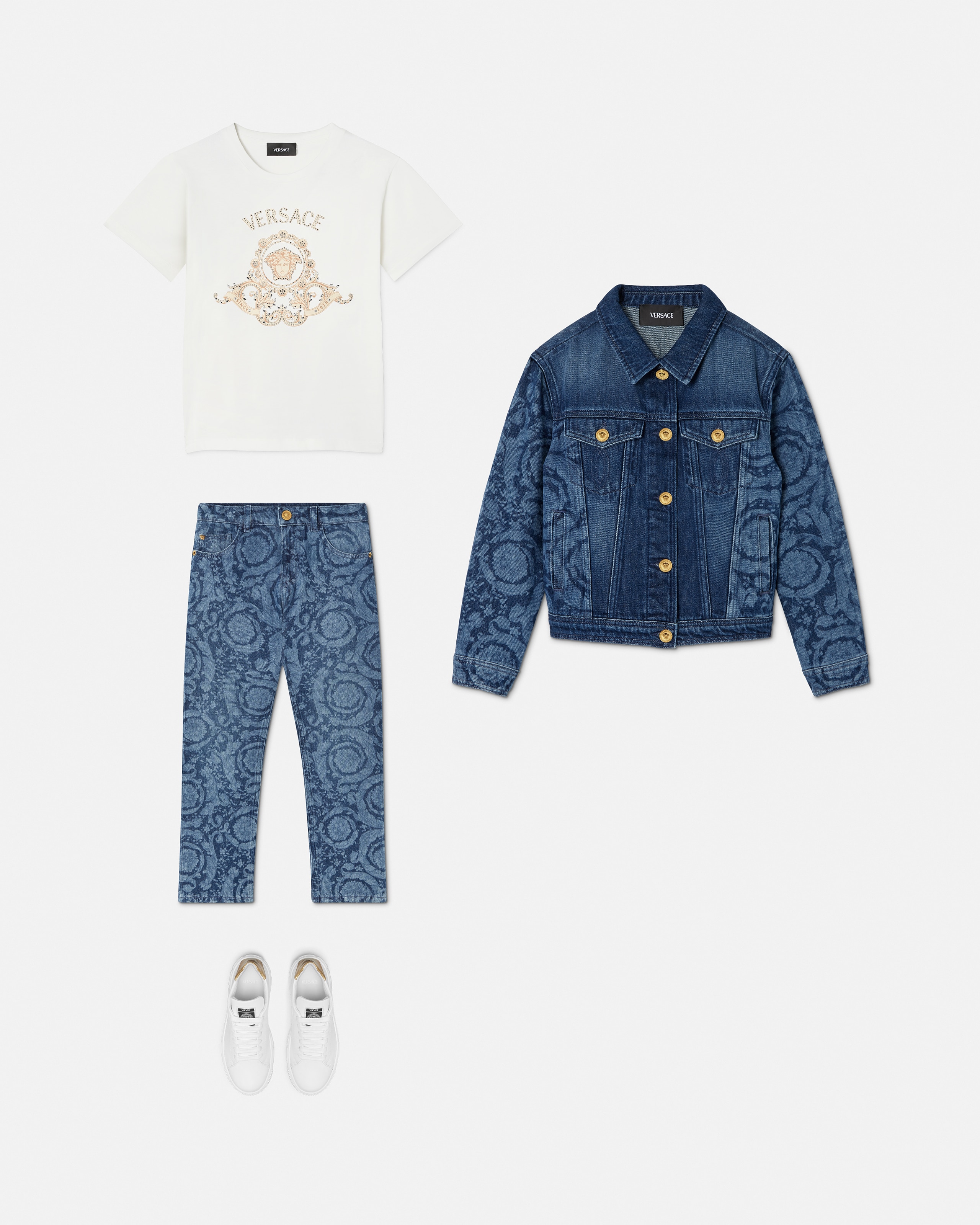 Kids Lasered Skinny Jeans