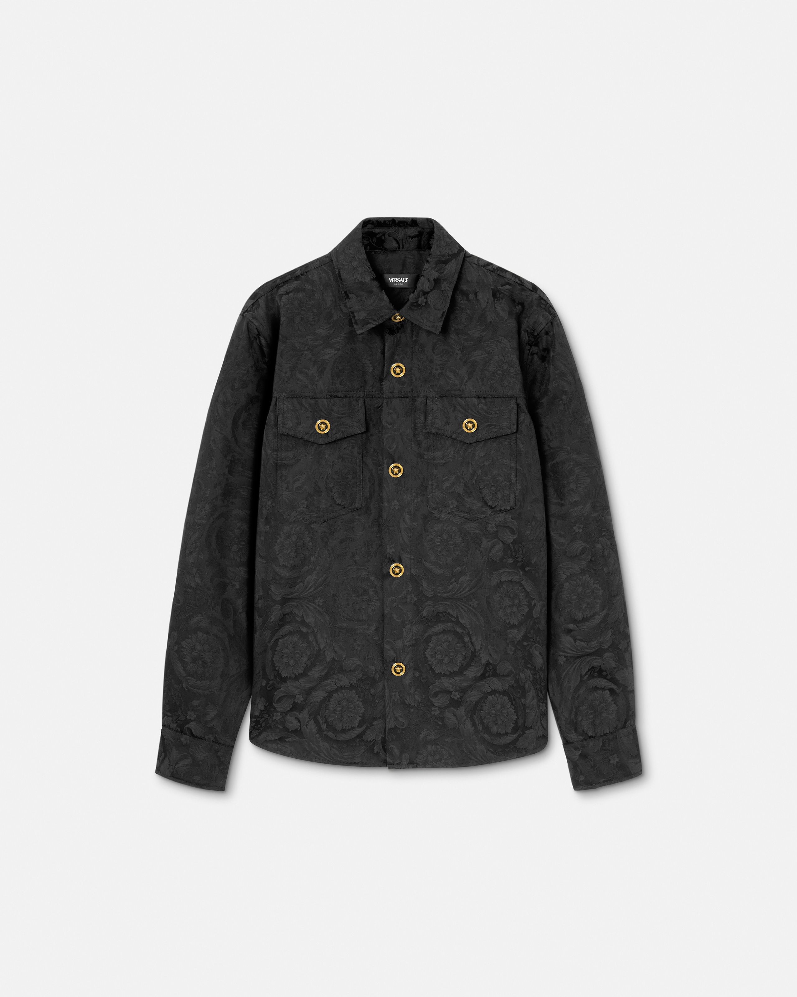 Jacquard Cotton Overshirt