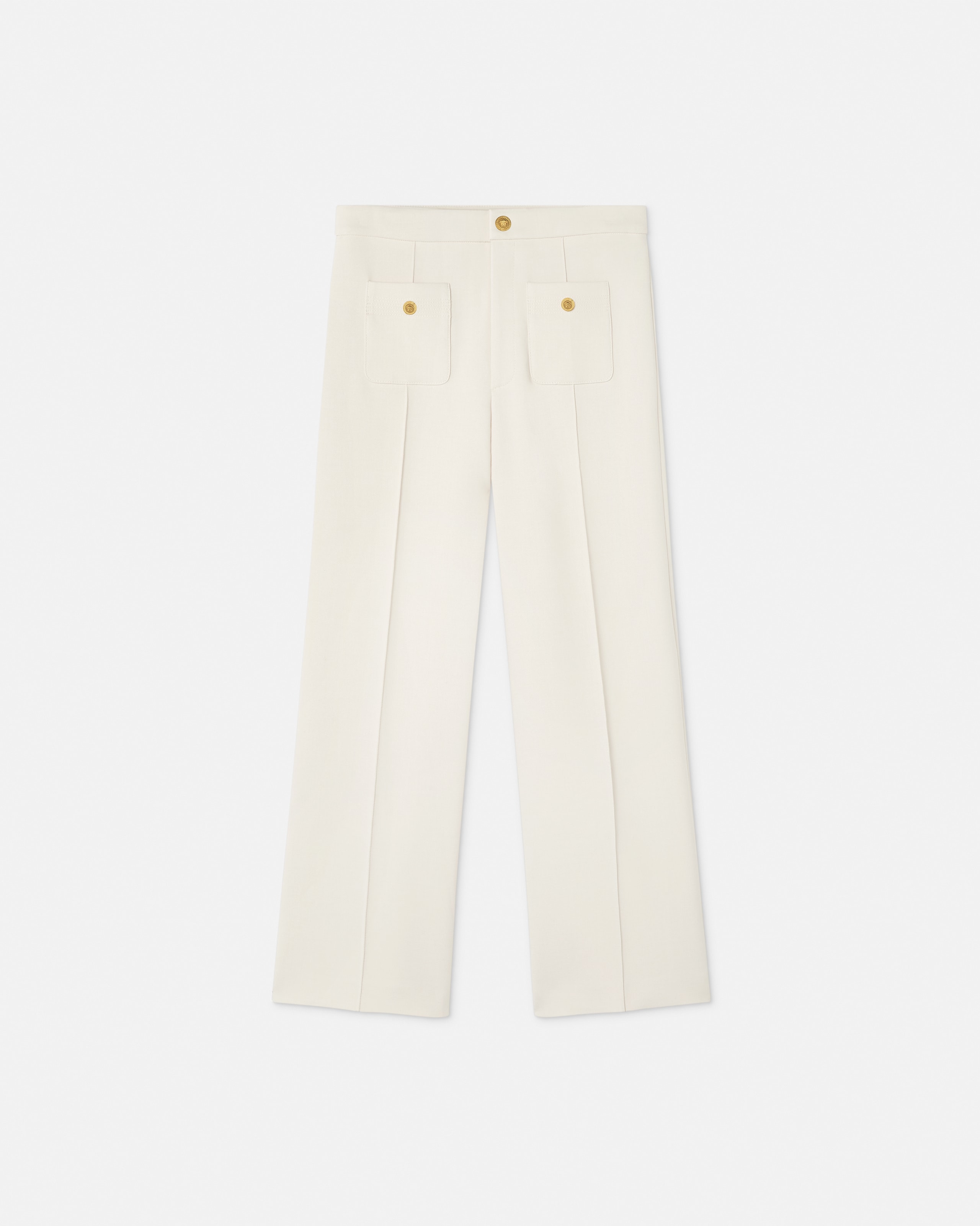 Versace Medusa Kids Pants In White
