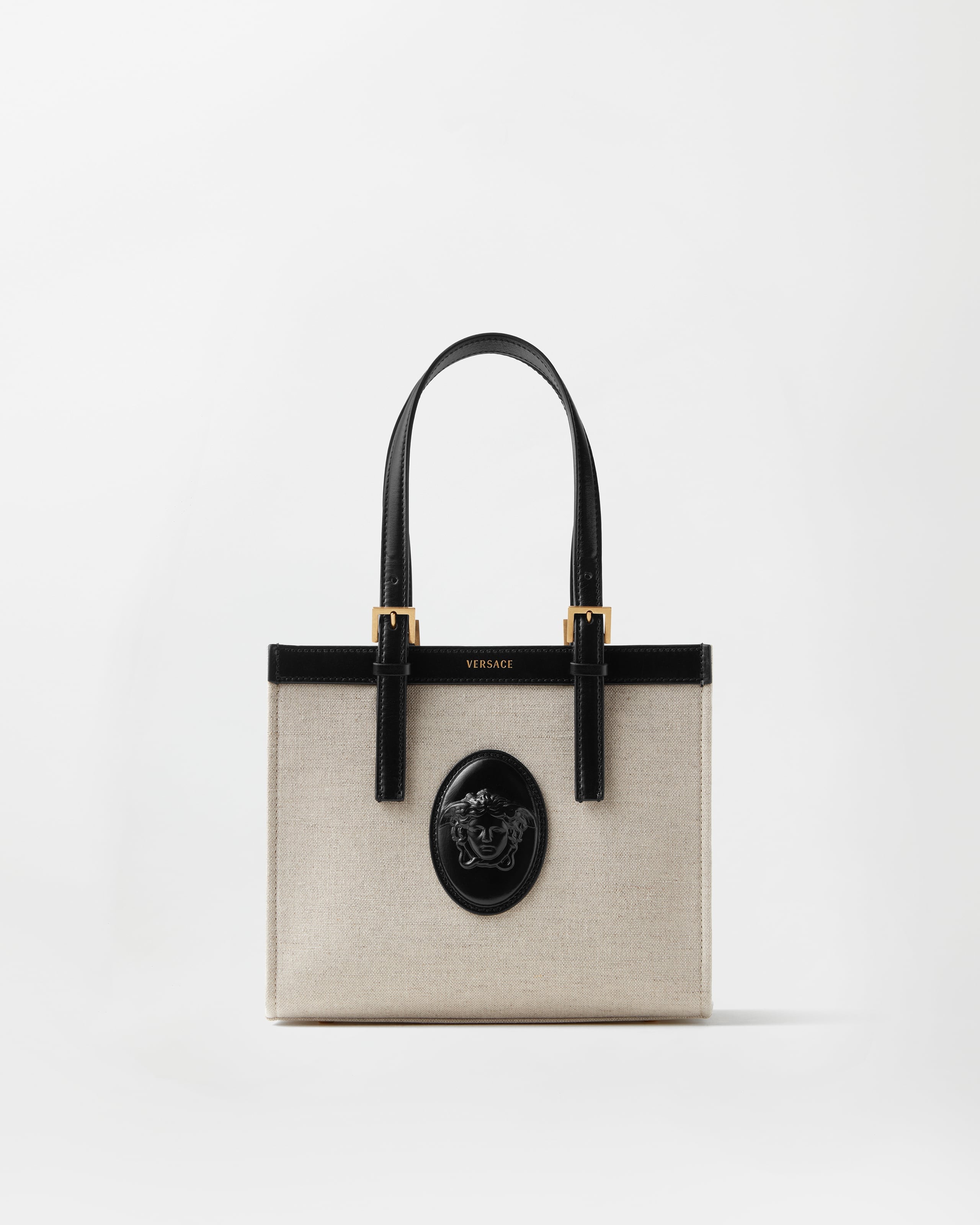 Versace Rivière Mini Canvas Tote