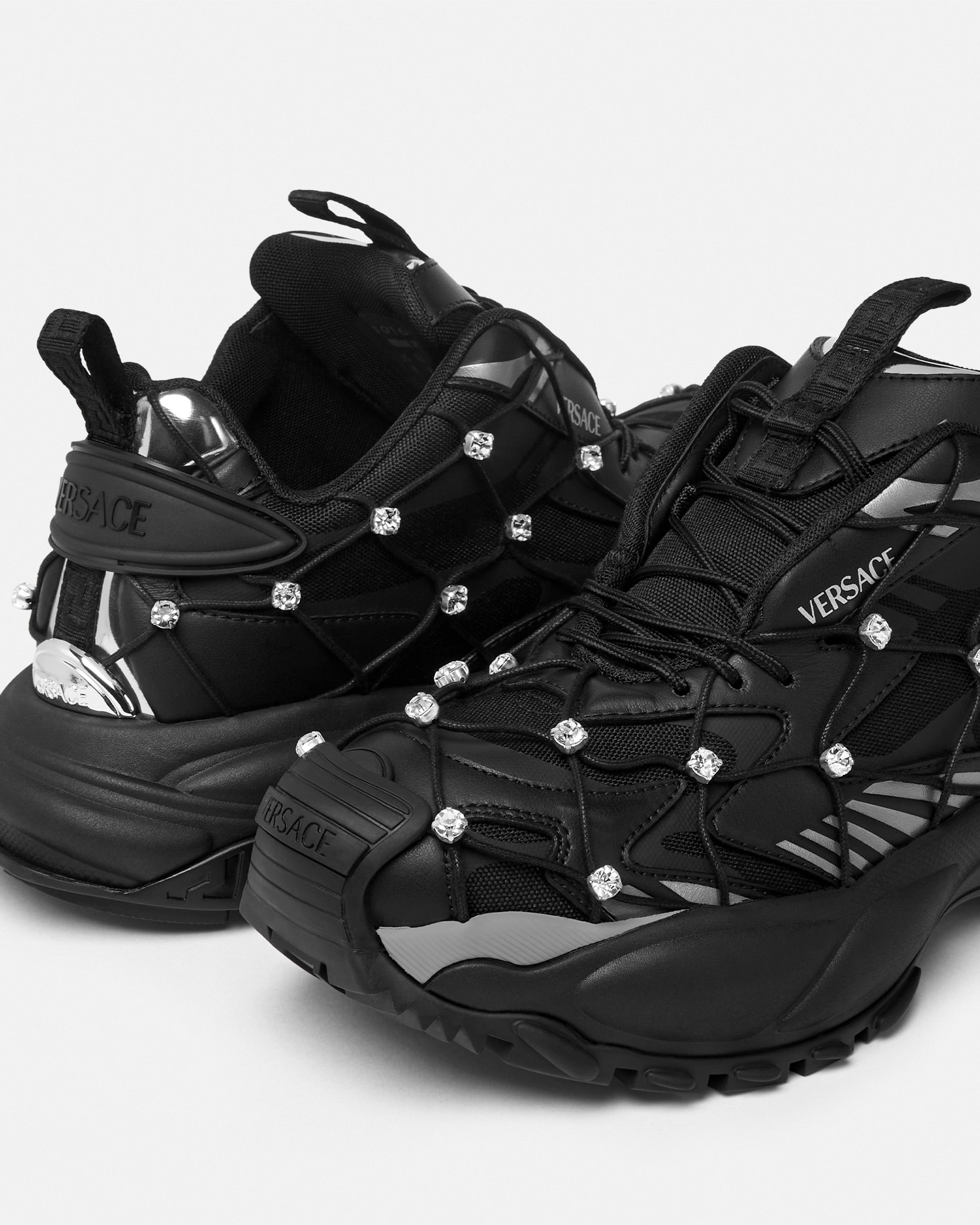 Versace Mercury M_VS_02 Embellished Sneakers