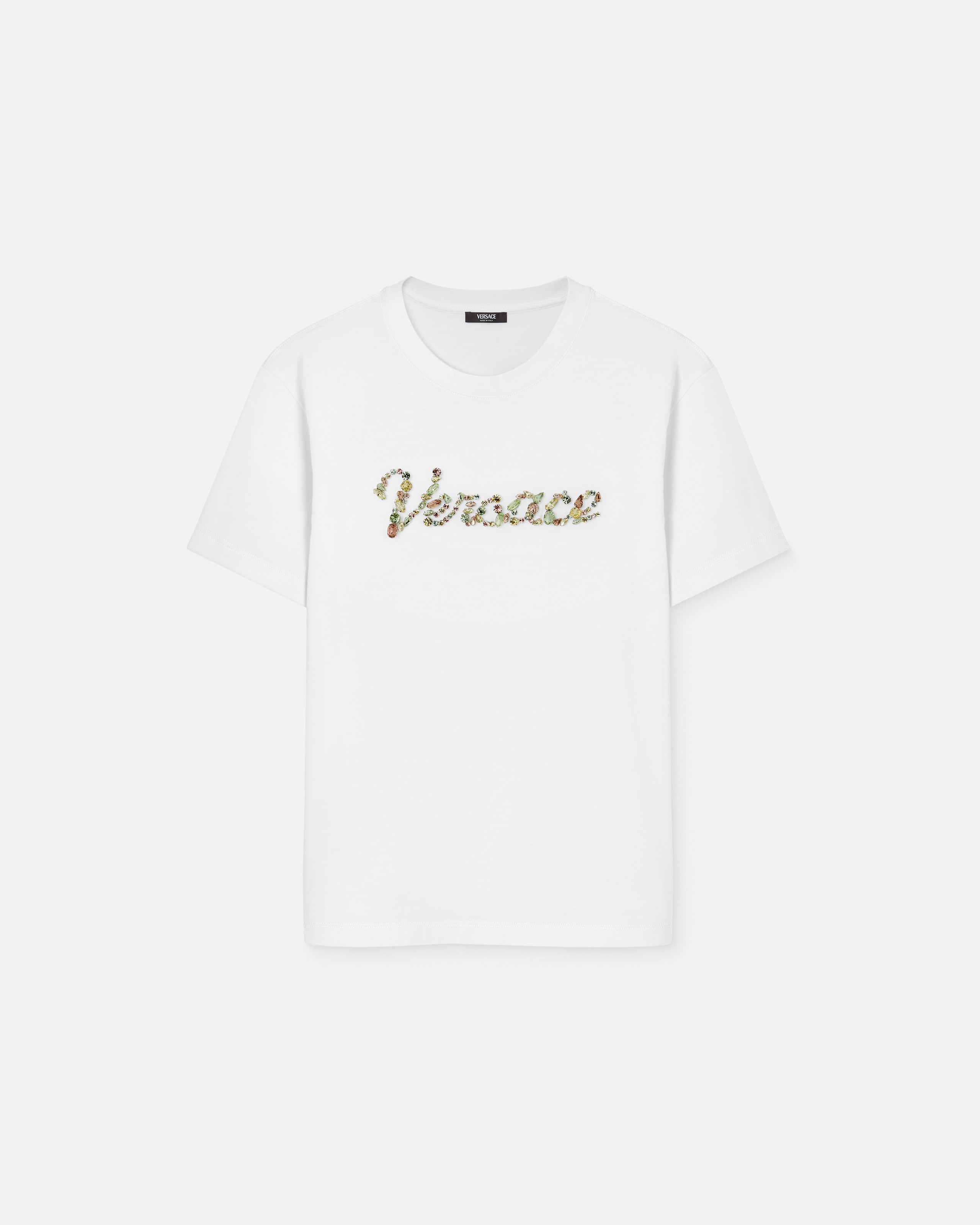 Embroidered Cotton-Jersey T-Shirt