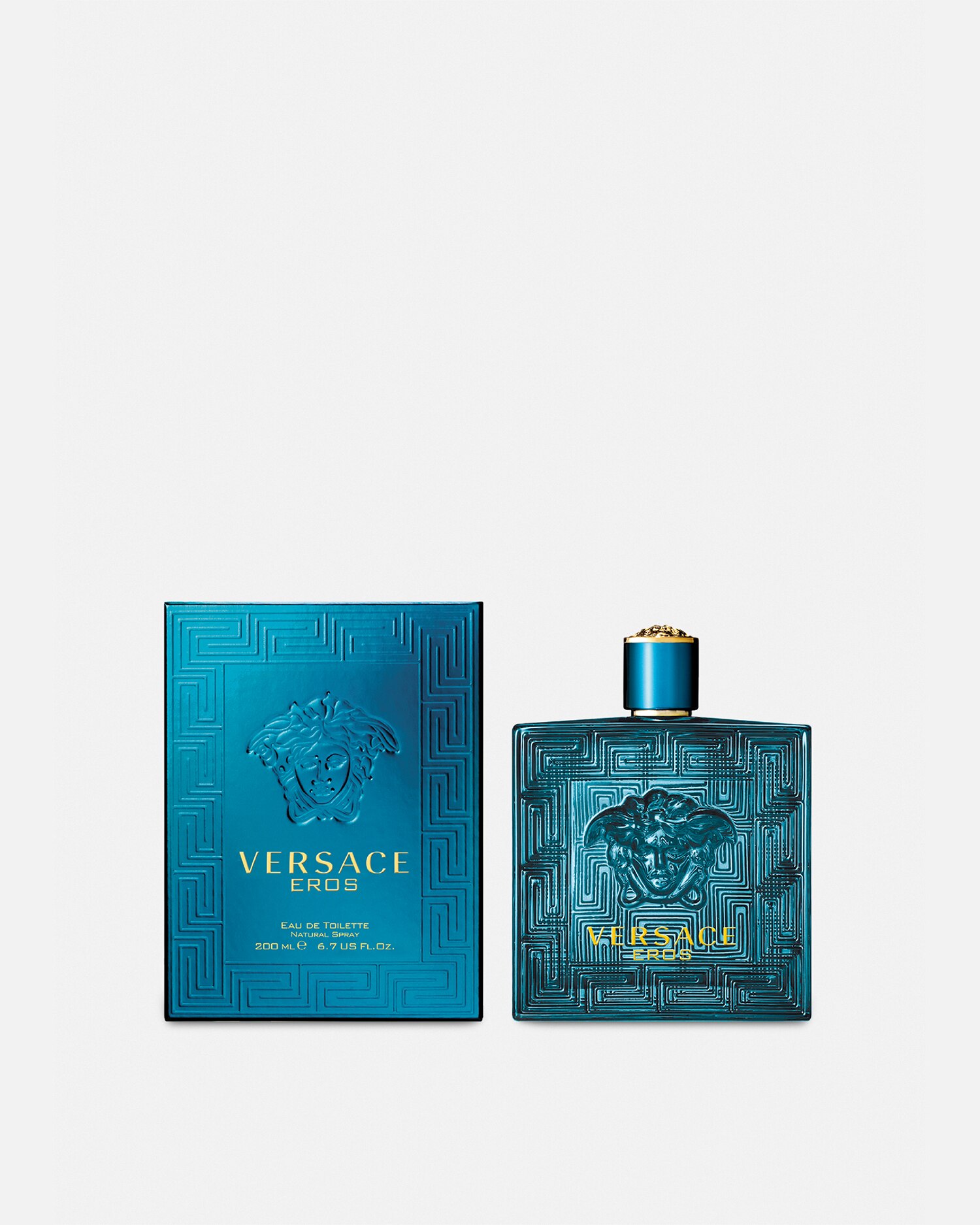 Versace Eau De Toilette Eros 200 ml In Blue
