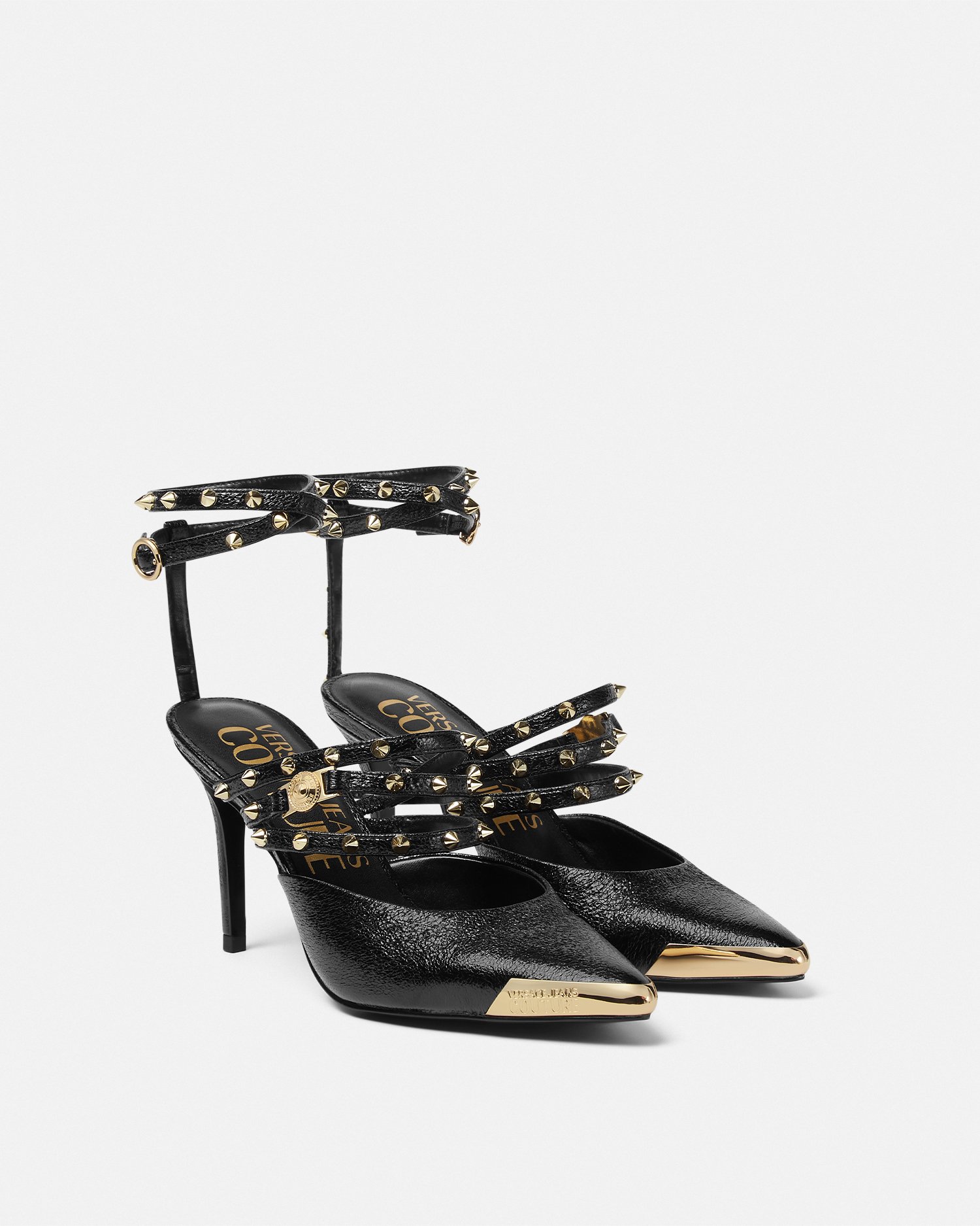 Studded Scarlett Slingback Mid Pumps