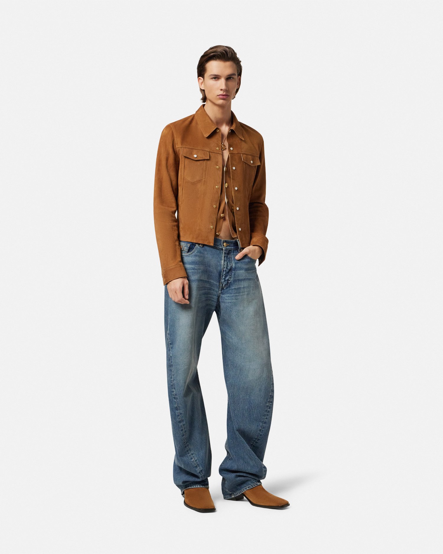 Made Japan Baggy Twisted Jeans