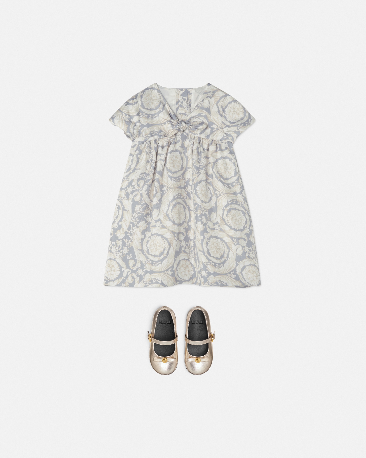 Baby Girl & Toddler Designer Dresses | VERSACE US