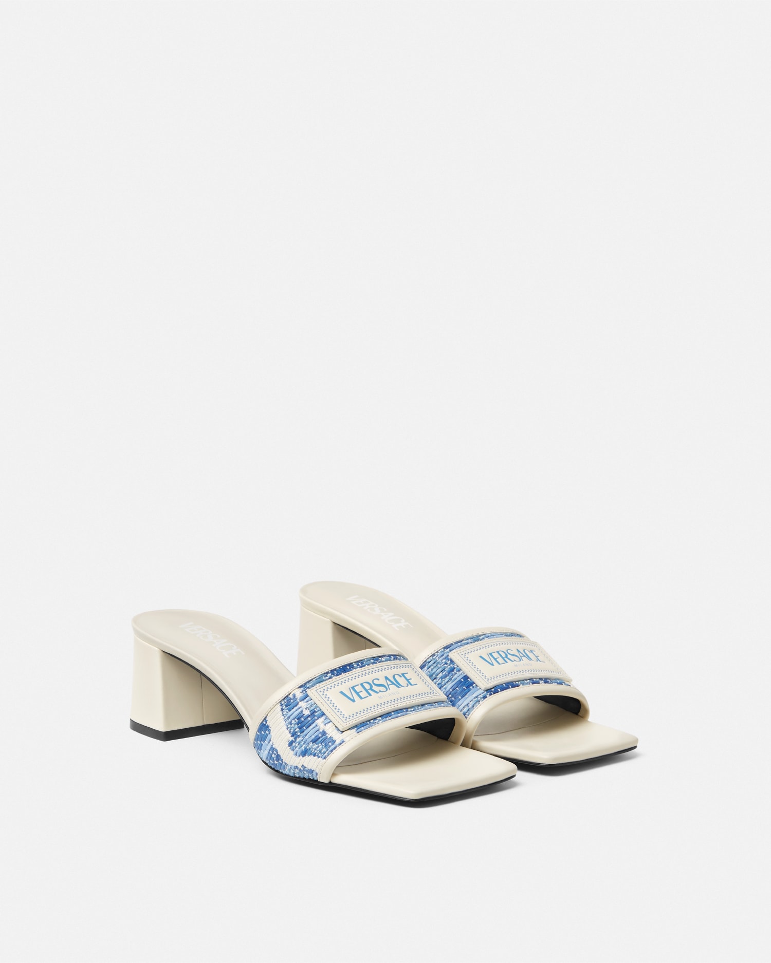 Theia Raffia Mules 55 mm