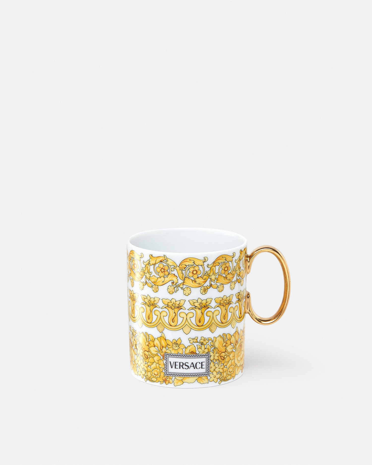 Versace Porcellane E Cristalli Medusa Rhapsody Mug In Gold