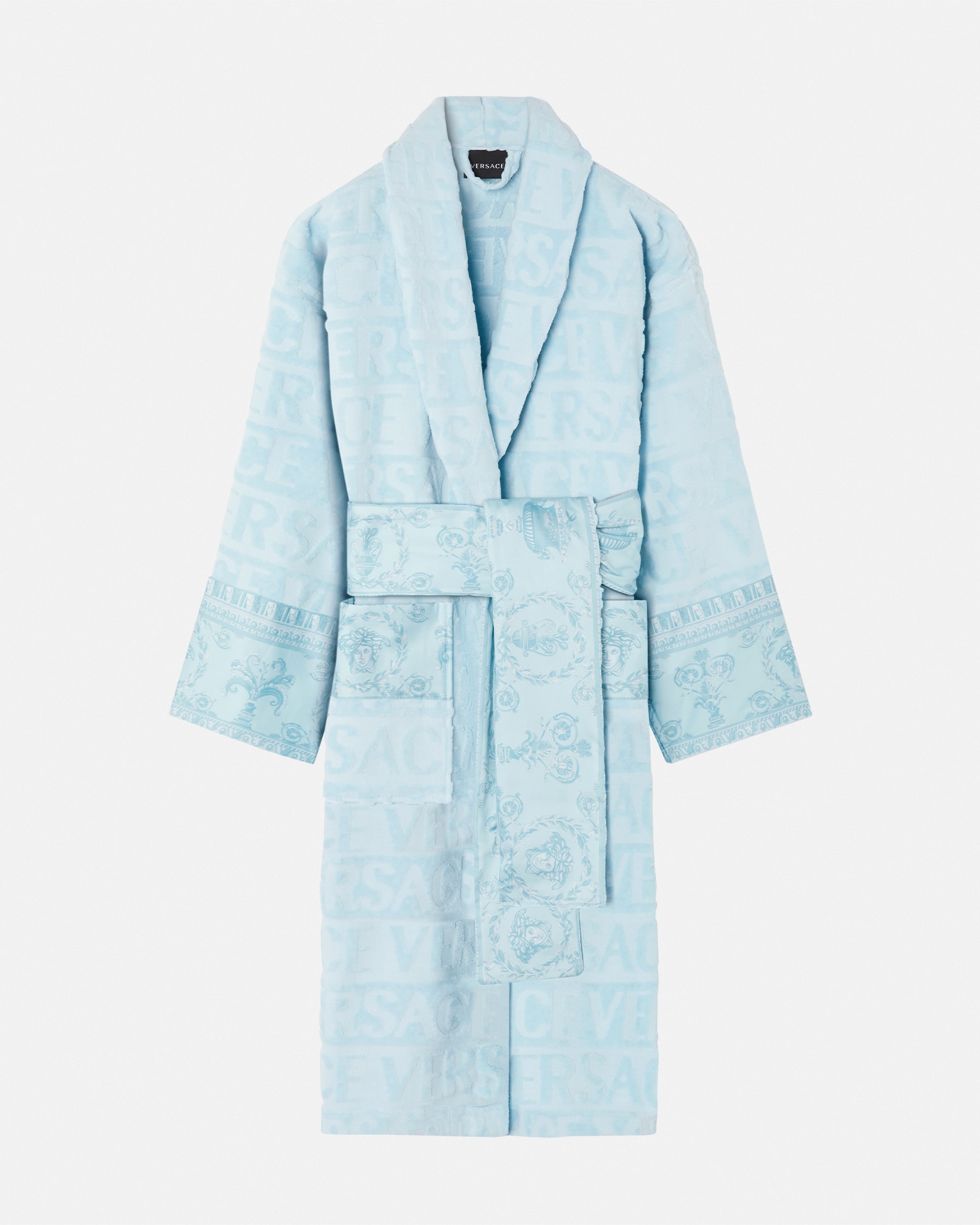 Versace Peignoir I ♡ Baroque In Light Blue