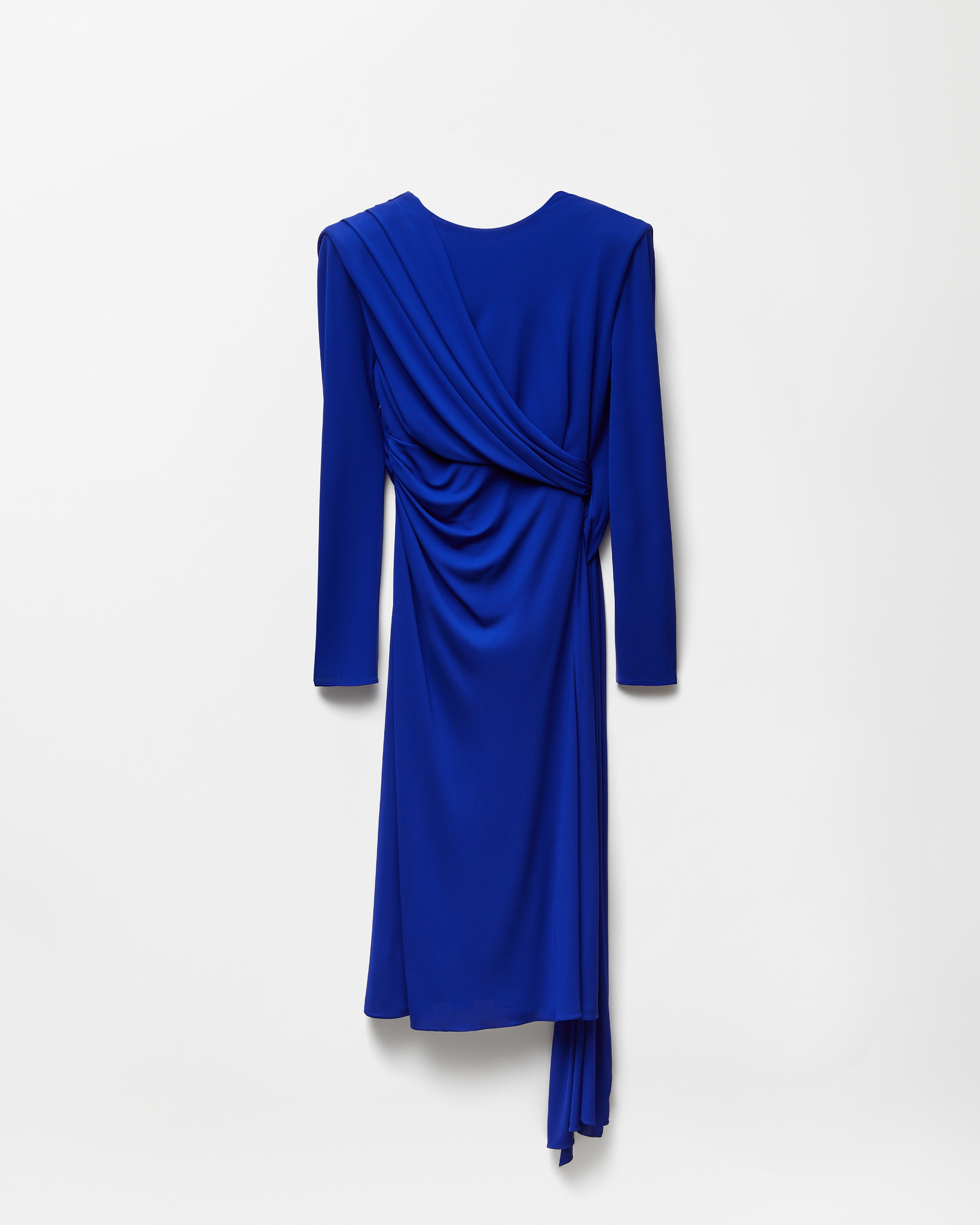 Versace Viscose Crêpe Jersey Dress, Female, Blue, 36