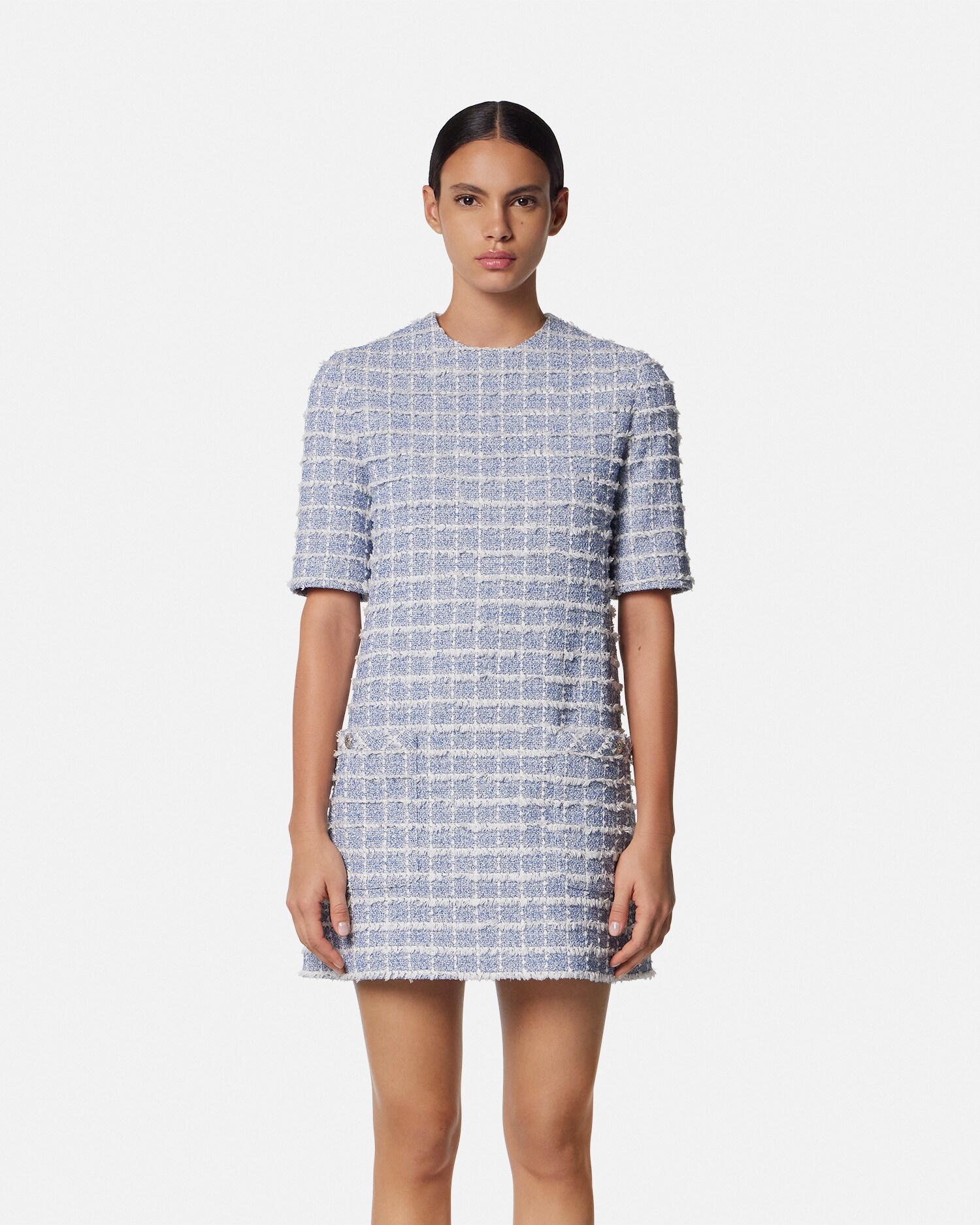 Tweed A-line Mini Dress