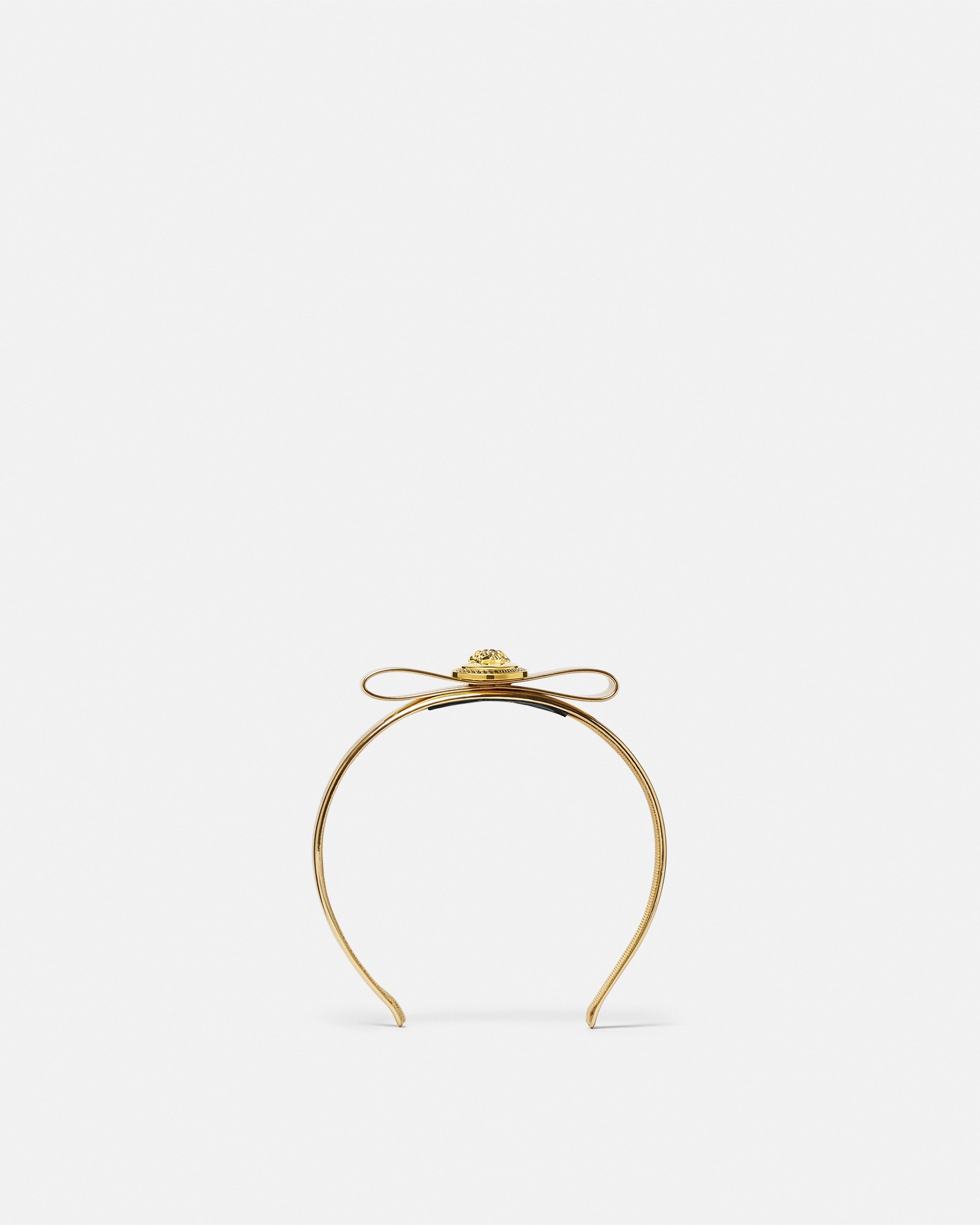 Versace Serre-tête Métallisé Gianni Ribbon